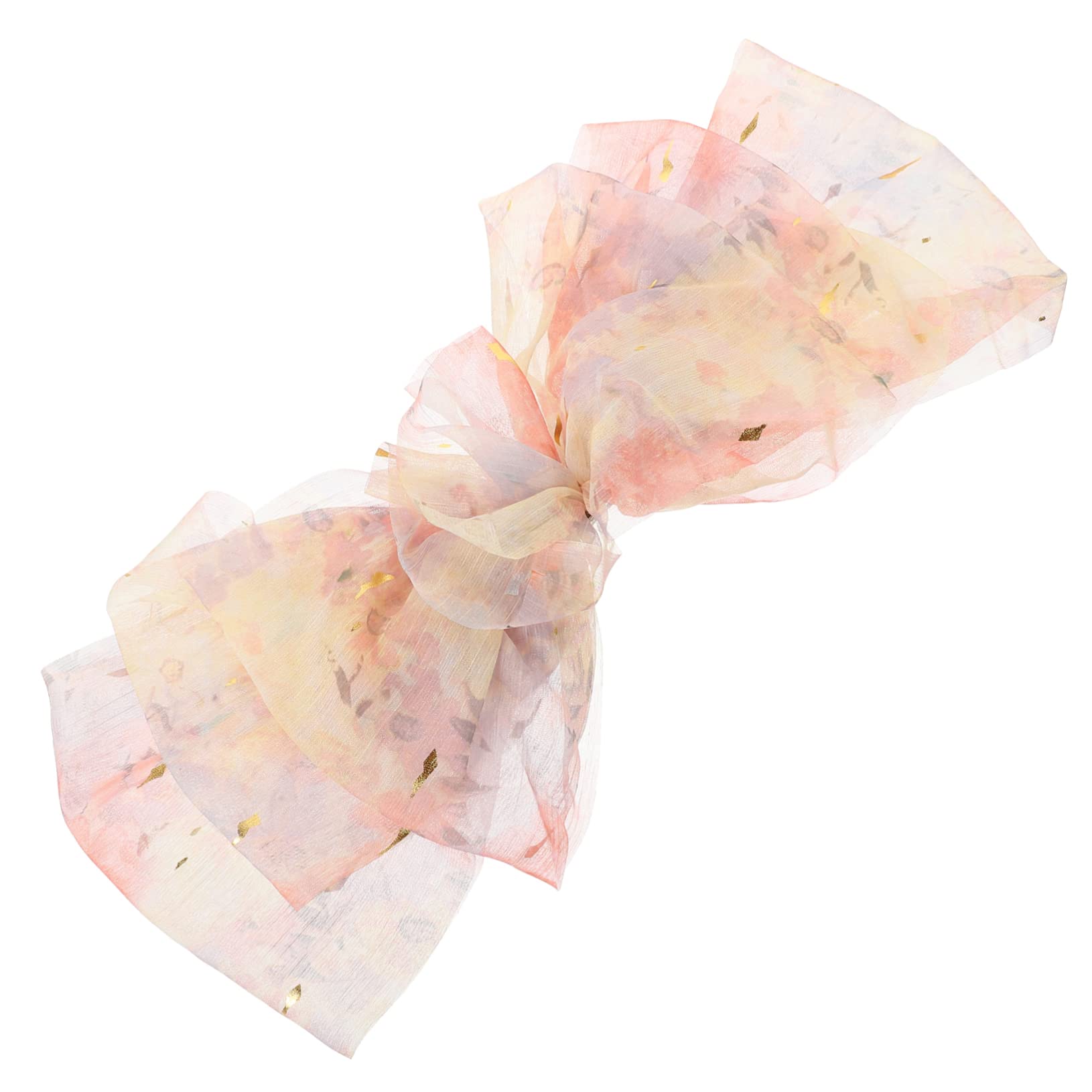 Minkissy Spring Hair Clips for Women - Korean Style Gauze Ribbon Barrettes & Hair Bows - Cute Hair Accessories for Girls & Women - Perfect for School, Parties, Weddings & Daily Styling