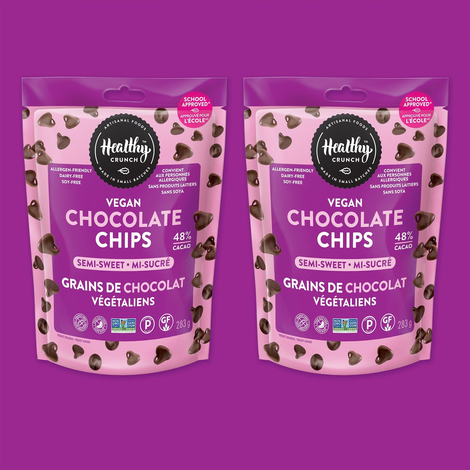 Premium Semi-Sweet Chocolate Chips for Baking - 12oz Resealable Bag - Perfect for Cookies, Cakes & Desserts - Ideal for Home Bakers & Professional Chefs