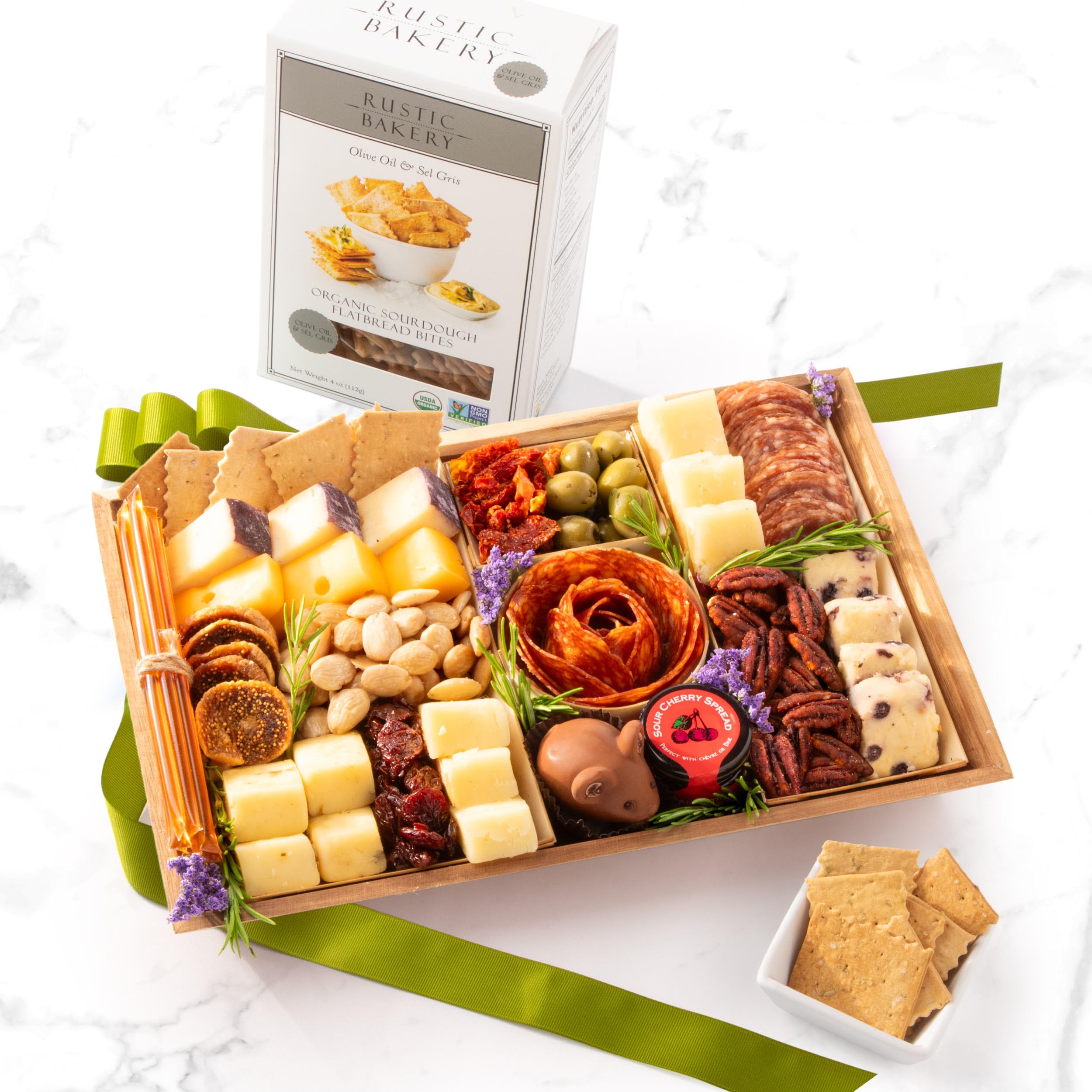 Premium Nibble Charcuterie Board - Ready-to-Eat Gourmet Meat & Cheese Platter for 4-5 People | Perfect for Birthdays, Christmas, Holidays & Corporate Gifts | Elegant Entertaining & Party Appetizer