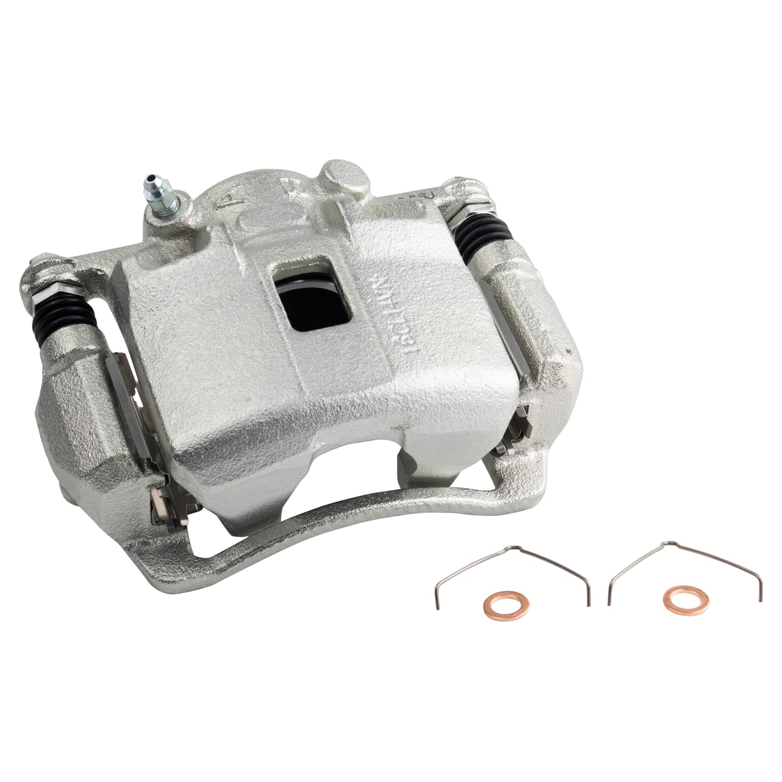 TRQ Front Performance Brake Pad & Rotor Kit - Semi-Metallic Vented Disc Brakes with G-Coating - Compatible with 2003-2005 Honda Civic - Perfect for Daily Driving & Performance Upgrades