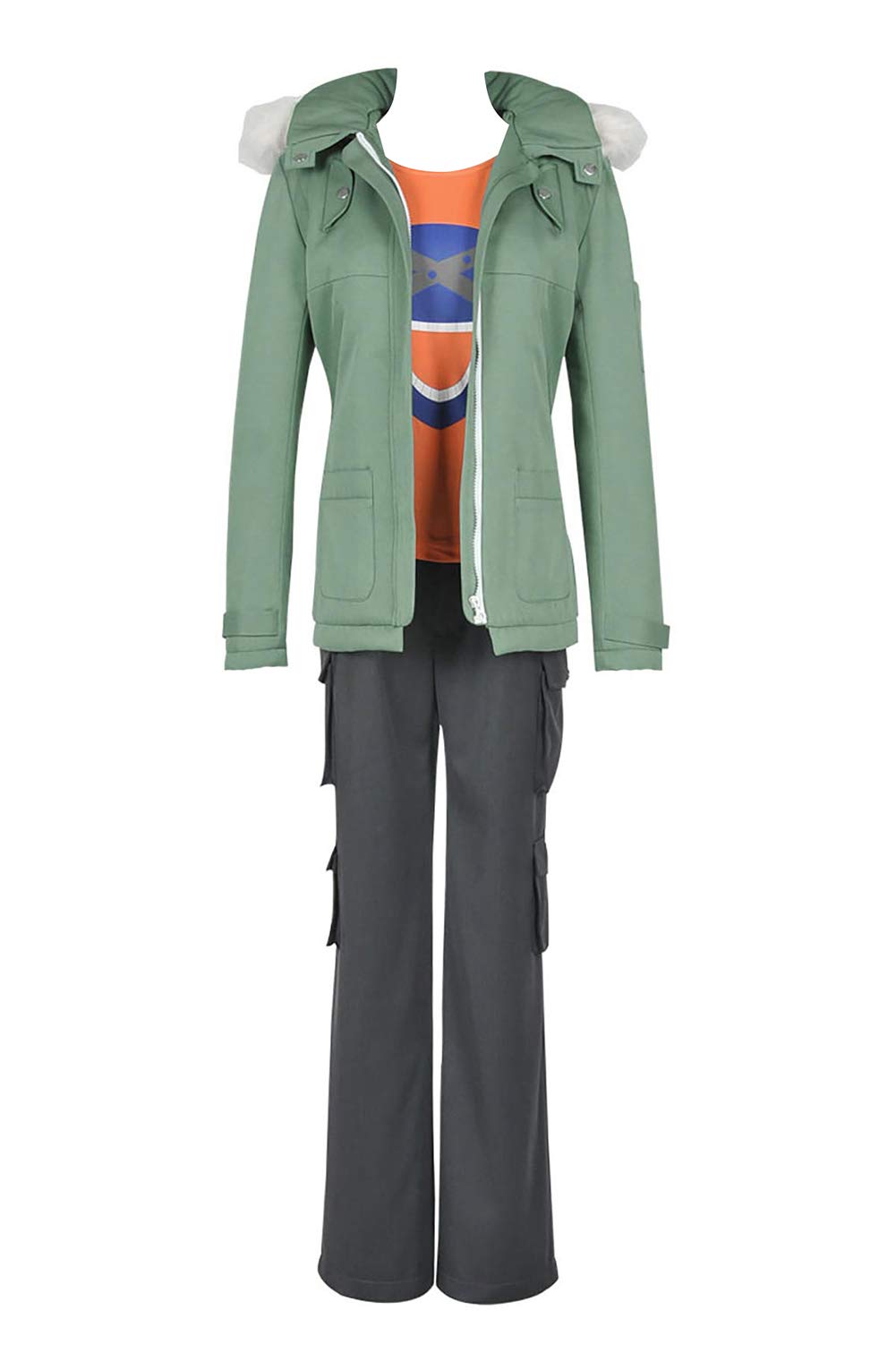 Fairy Tail Loke Cosplay Costume - Anime Loki Uniform Padded Coat for Halloween, Comic Con & Cosplay Events