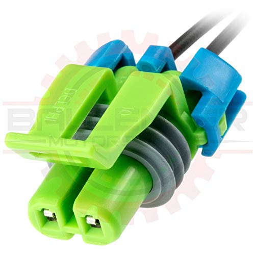 Ballenger Motorsports - 2 Way GM Ambient Air Temperature Sensor & AIR Solenoid Connector Plug Pigtail - Compatible with GM Vehicles - Perfect for Engine Repairs & Sensor Replacements