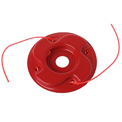 BALAX Universal Aluminum Alloy Trimmer Head with Line String & Cutter Blade - Compatible with Most Lawn Mowers & Brush Cutters - Perfect for Garden Maintenance, Yard Work & Landscaping
