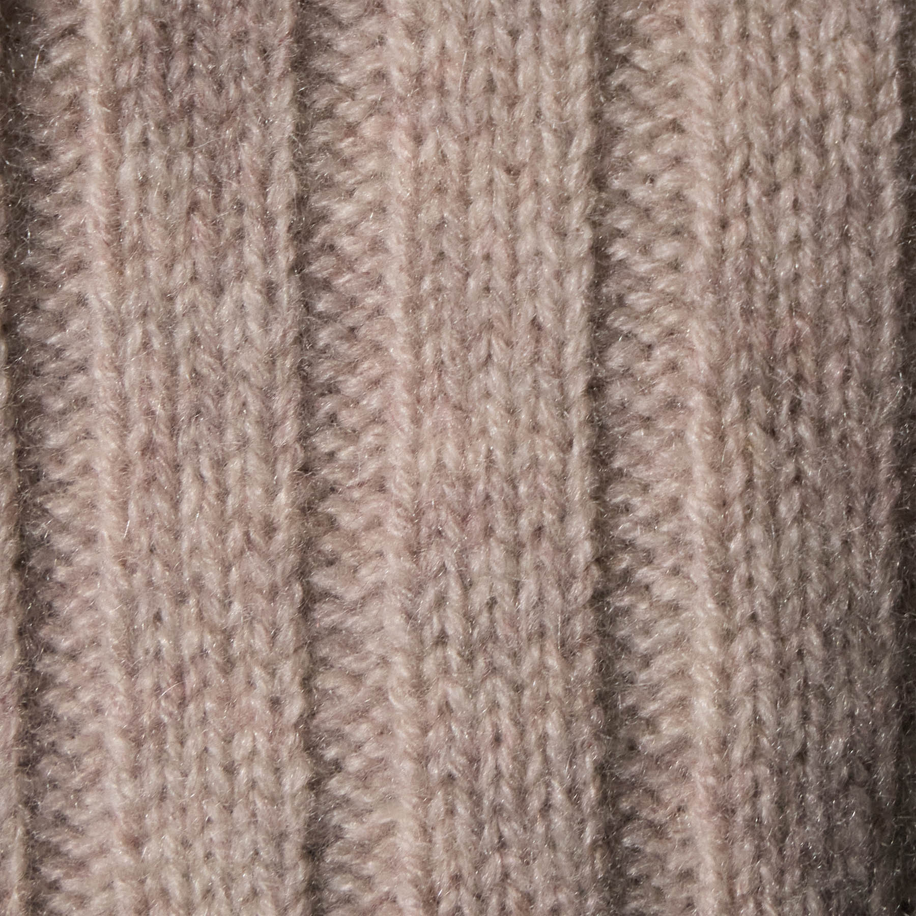 Soft Beige Cashmere Wide Ribbed Hoodie - Cozy & Stylish Women's Sweatshirt for Fall & Winter Layering