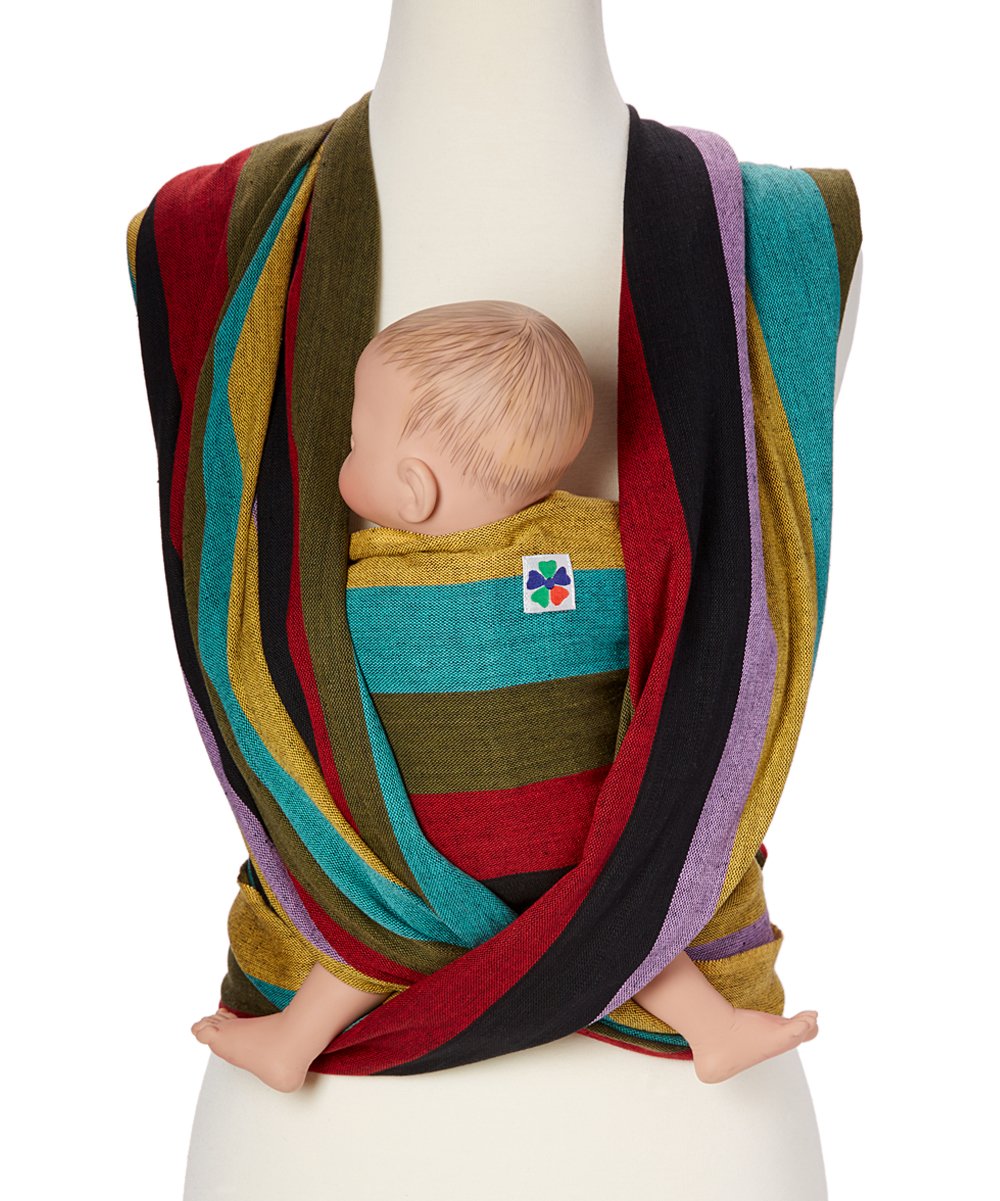 Premium Hip Baby Wrap - Soft Woven Baby Carrier for Newborns, Infants & Toddlers (0-24 Months) - Ergonomic Baby Sling, Hands-Free Baby Wearing Carrier & Nursing Cover - Ideal for Shopping, Travel & Outdoor Activities (Autumn Color)