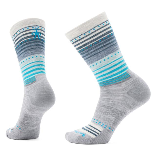 Everyday Stitch Stripe Crew Socks for Men & Women - Comfortable Cotton Casual Socks for Daily Wear, Work, Gym & Outdoor Activities