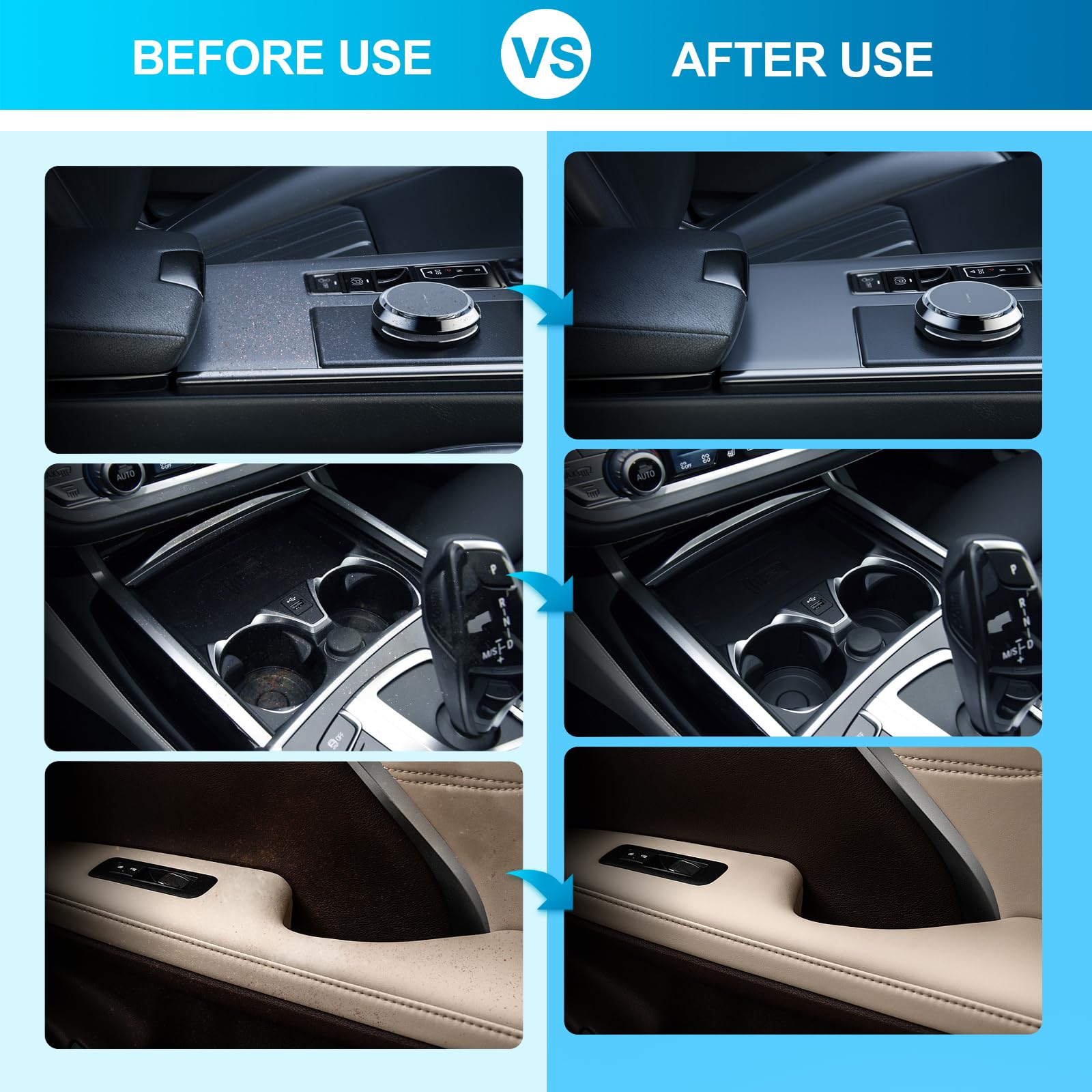 Universal Reusable Car Cleaning Gel - Auto Interior Detailing Putty for Dust Removal in Keyboards, Air Vents, Computers & Laptops | Perfect for Car Detailing, Office Electronics & Home Cleaning