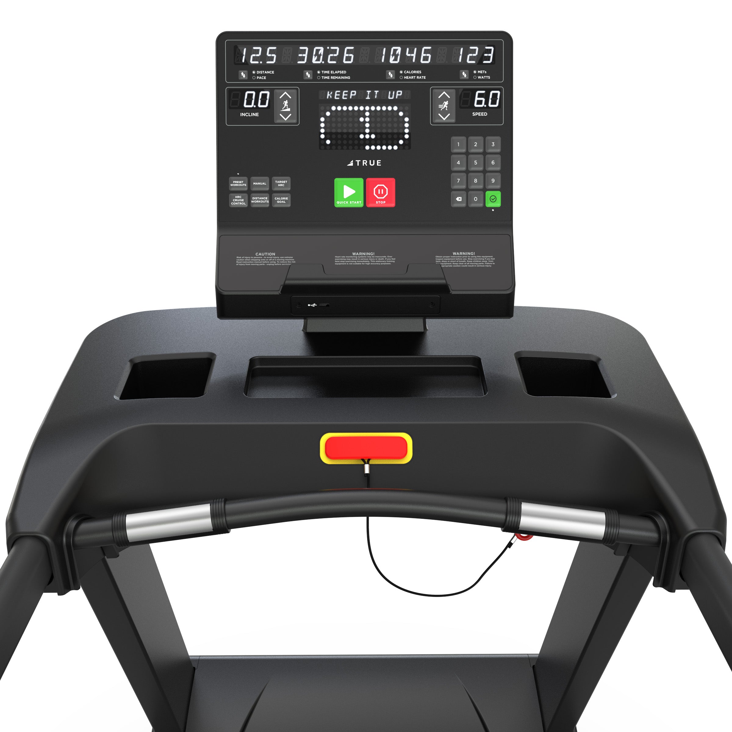 TRUE Fitness Launch Treadmill - Premium Home Exercise Equipment for Running & Walking | Perfect for Home Gym, Cardio Workouts & Indoor Fitness Training