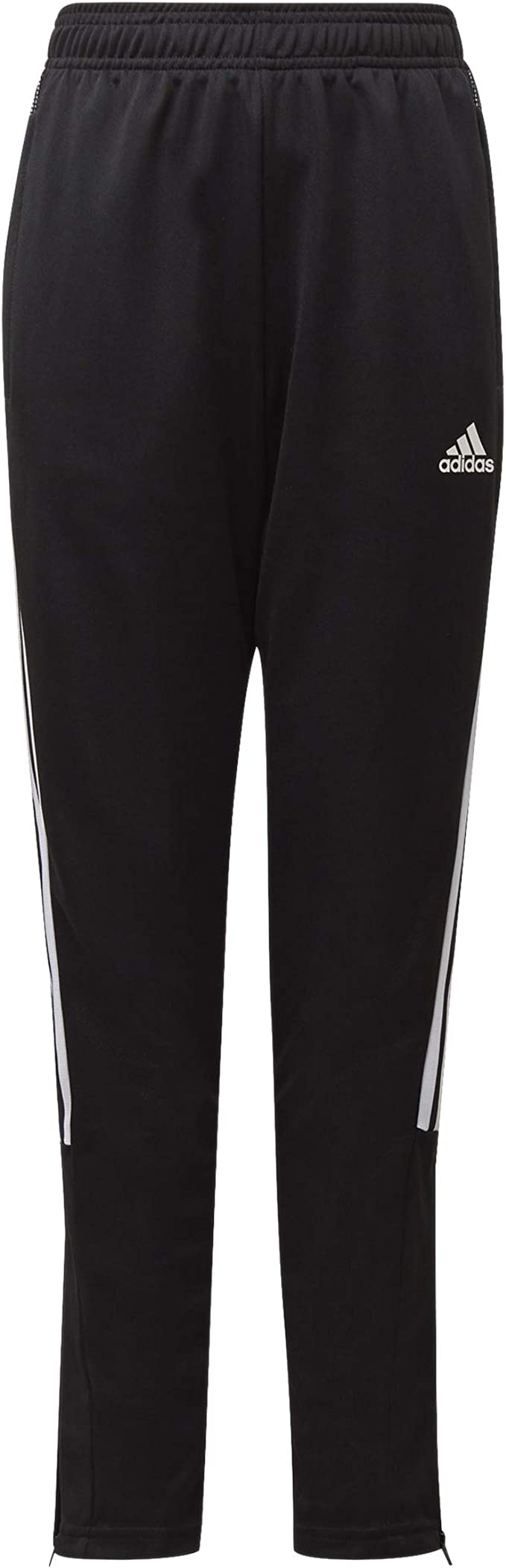 Adidas Girl's Tiro 21 Track Pants - XS Black/White with Drawstring | Comfortable Athletic Pants for Running, Training & School Sports