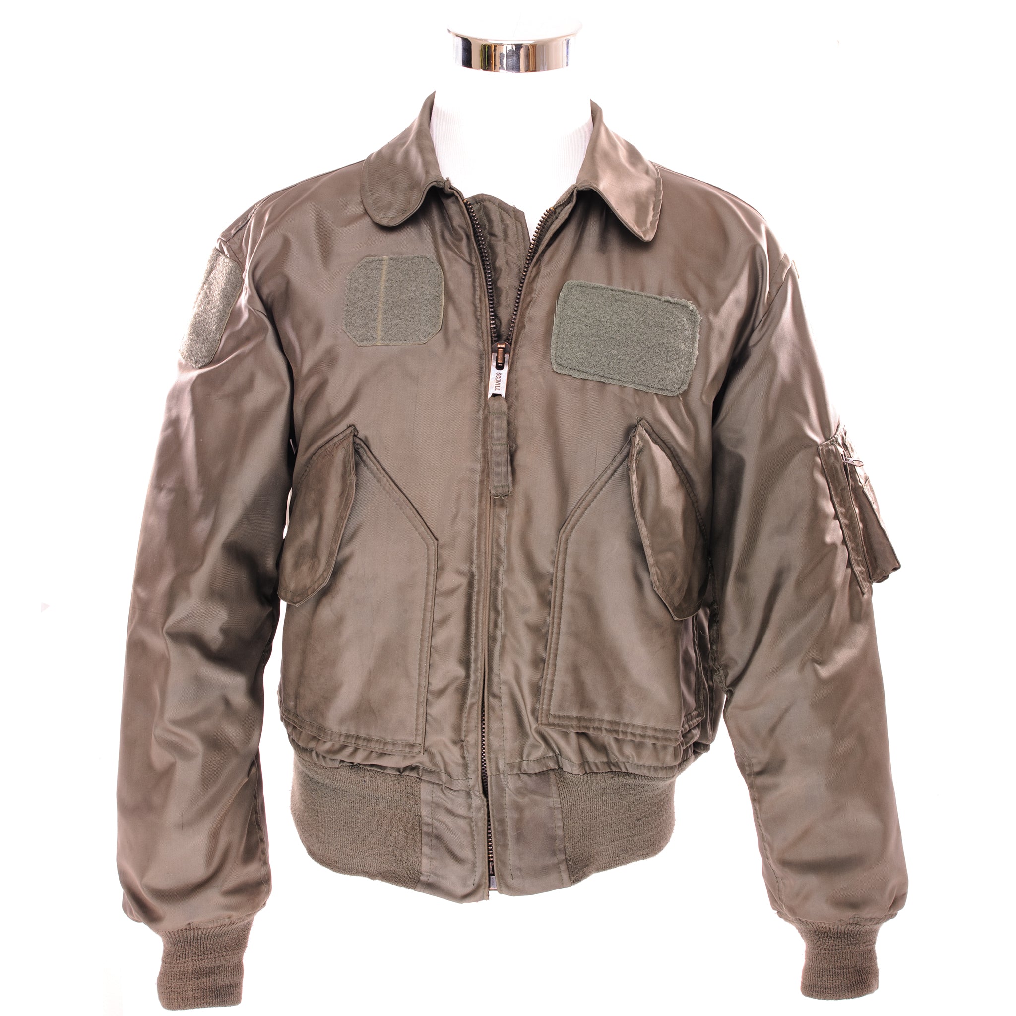 Vintage US Air Force CWU 45/P Winter Flight Jacket - Medium Size (1983) | Authentic Military Aviator Coat for Cold Weather & Outdoor Adventures