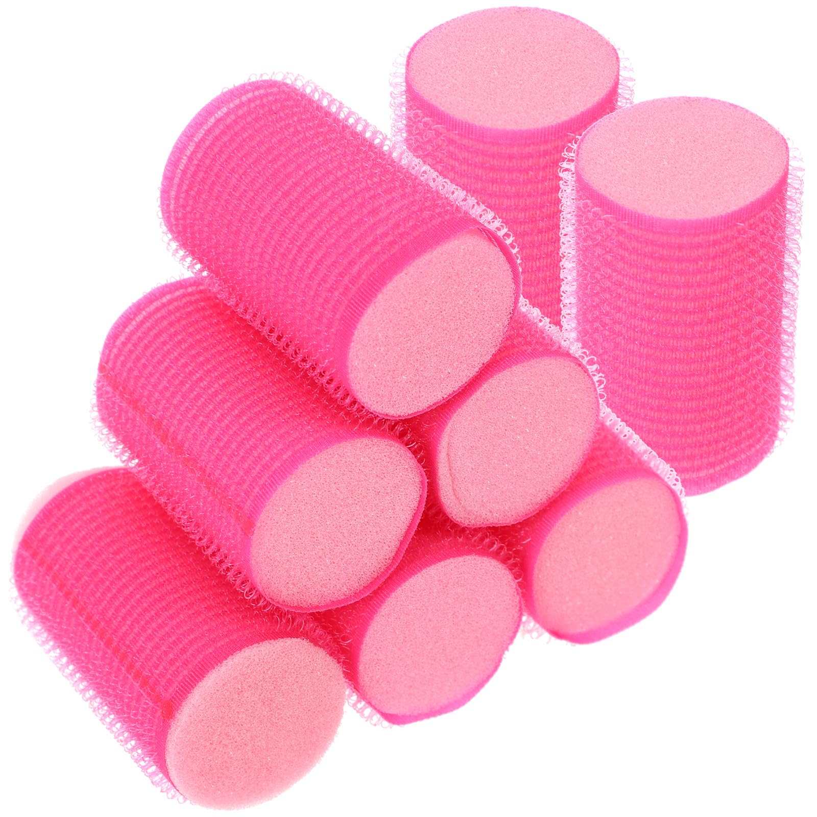 Uonlytech 8-Piece Self-Grip Foam Hair Rollers Set - Soft Sponge Curlers for Women & Girls - Perfect for Overnight Styling, Beach Waves & Salon-Quality Curls at Home