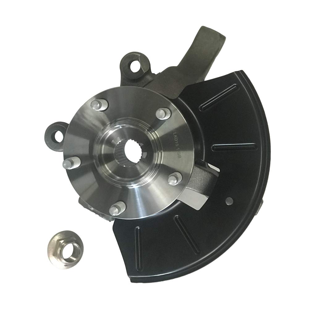 DRIVESTAR 698-405 LK015 Front Steering Knuckle Wheel Hub Assembly - Left Driver Side Replacement for 2001-2012 Ford Escape, 2001-2011 Mazda Tribute & 2007-2011 Mercury Mariner - Perfect for Smooth Steering & Safe Driving