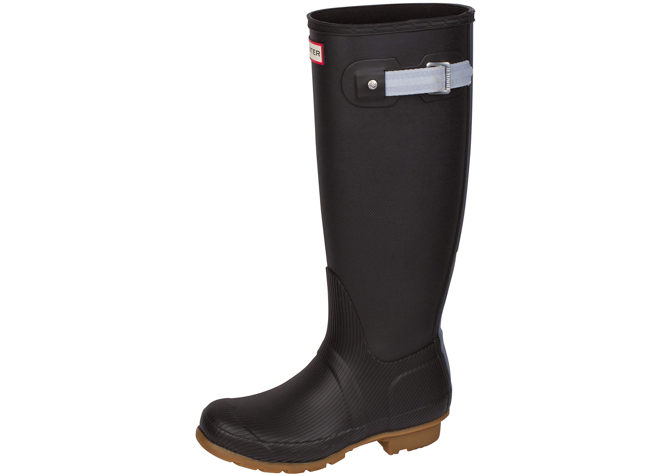 Hunter Original Women’s Seaton Tall Boots - Waterproof Leather Riding Boots for Women, Fashionable Knee-High Winter Boots with Side Zipper - Perfect for Horseback Riding, Outdoor Activities & Winter Fashion