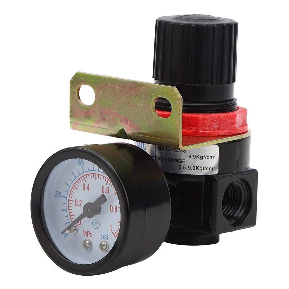 Heitune AR2000 Air Source Filter Regulator - Pneumatic Pressure Regulator with Air Vent Valve for Industrial Automation & Air Compressor Systems