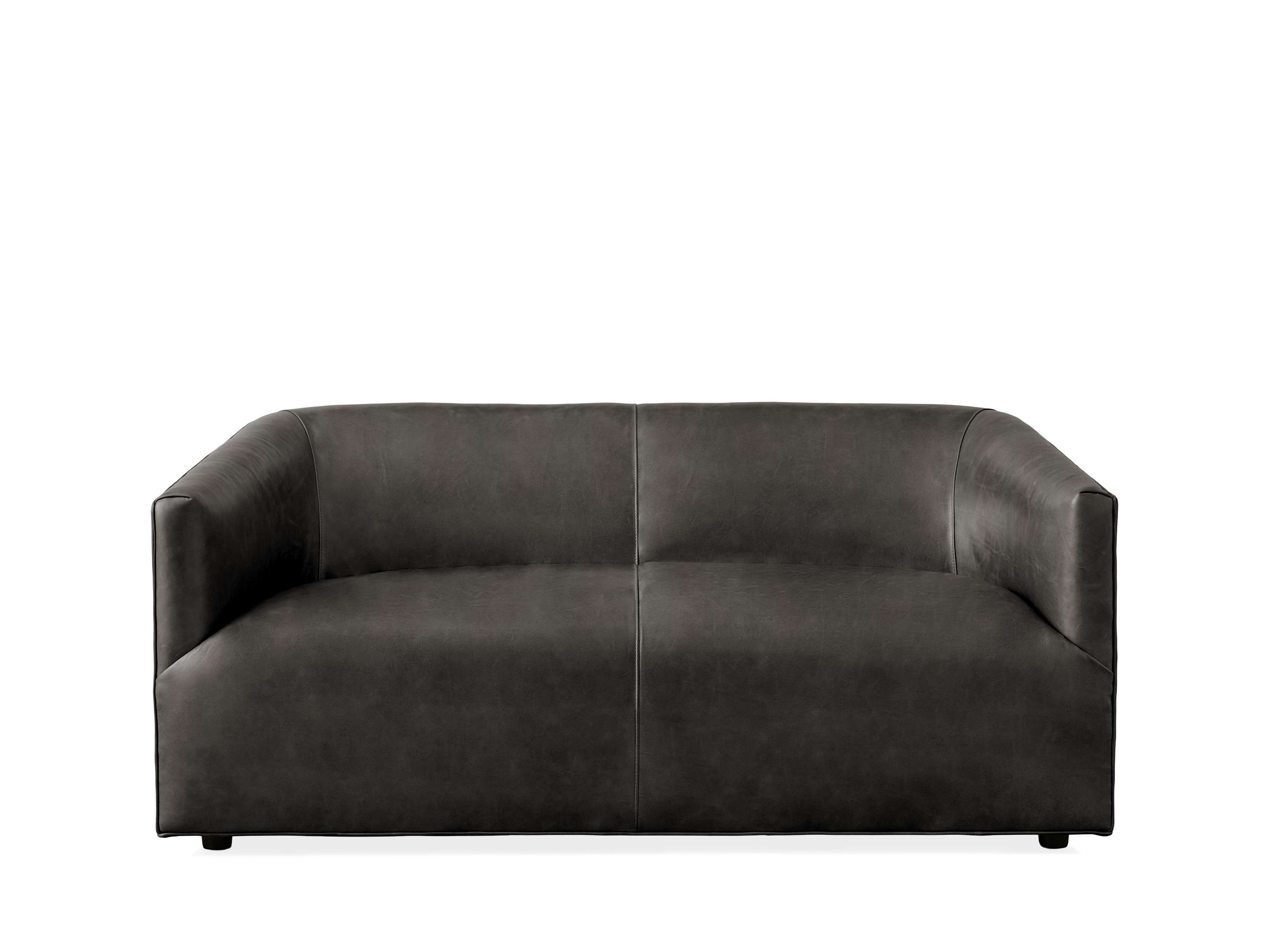 Ellison Genuine Leather Sofa - Modern Luxury Sectional Couch for Living Room, Home Theater & Office - Comfortable & Durable Furniture for Relaxing & Entertaining