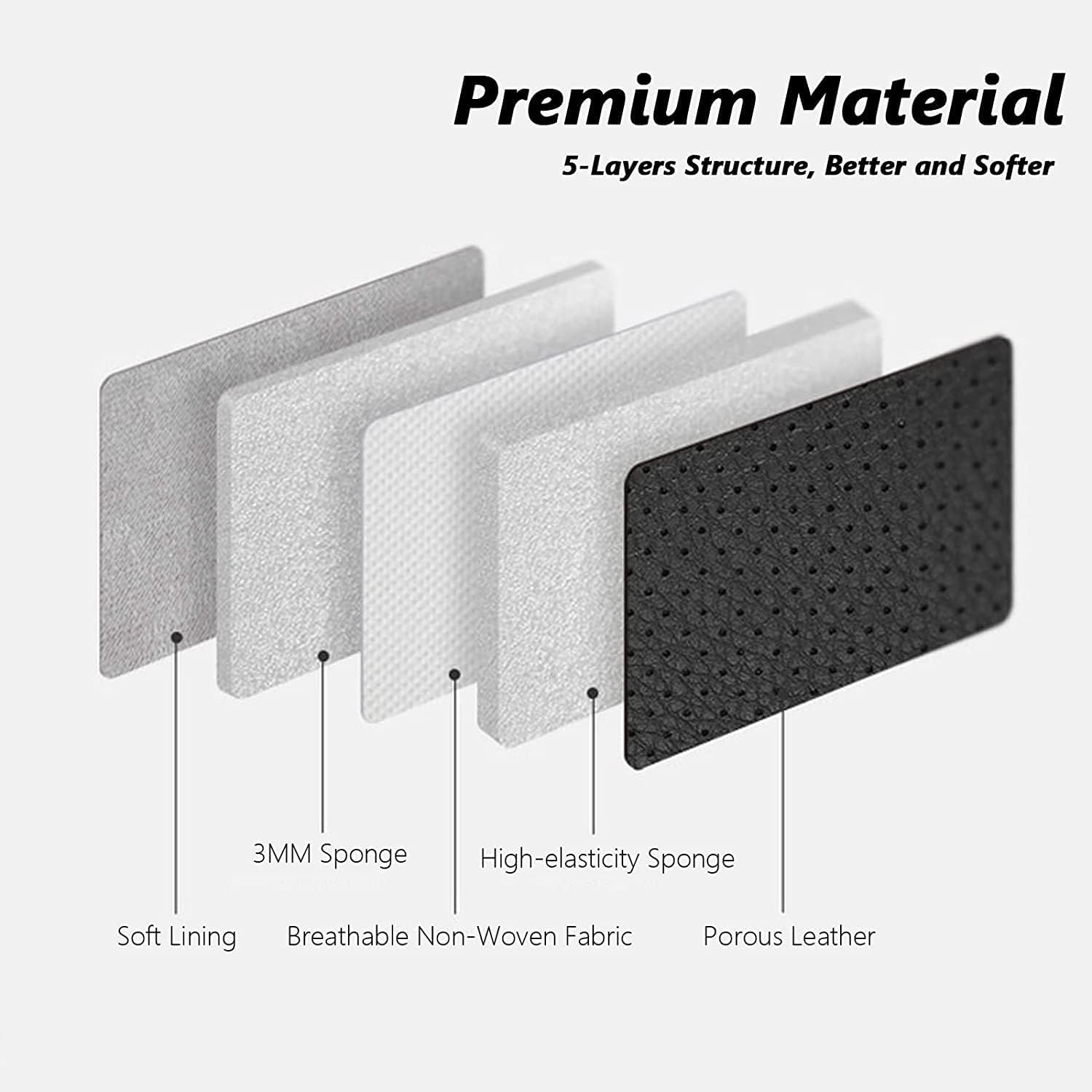 Premium Leatherette Seat Covers for Dodge RAM 1500/2500/3500 (2009-2024) - Custom Fit Truck Accessories, Front Seat Protection, Black - Perfect for Work Trucks, Off-Road Adventures & Daily Commuting