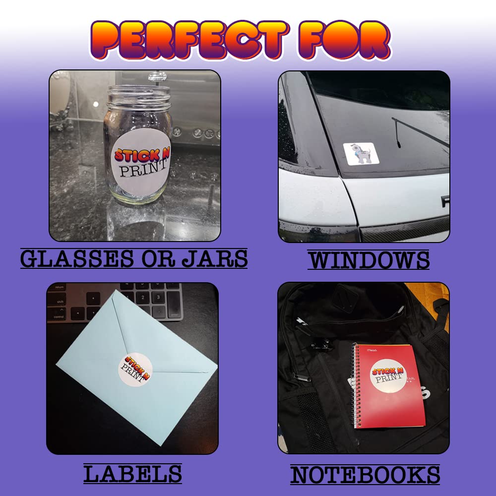 Custom Vinyl Stickers 50 Pack - Personalized Waterproof Decals for Kids & Adults - Perfect for Business Logos, Laptops, Cars, Walls, Windows, Skateboards - Great for Branding, DIY Crafts & Home Decor (4