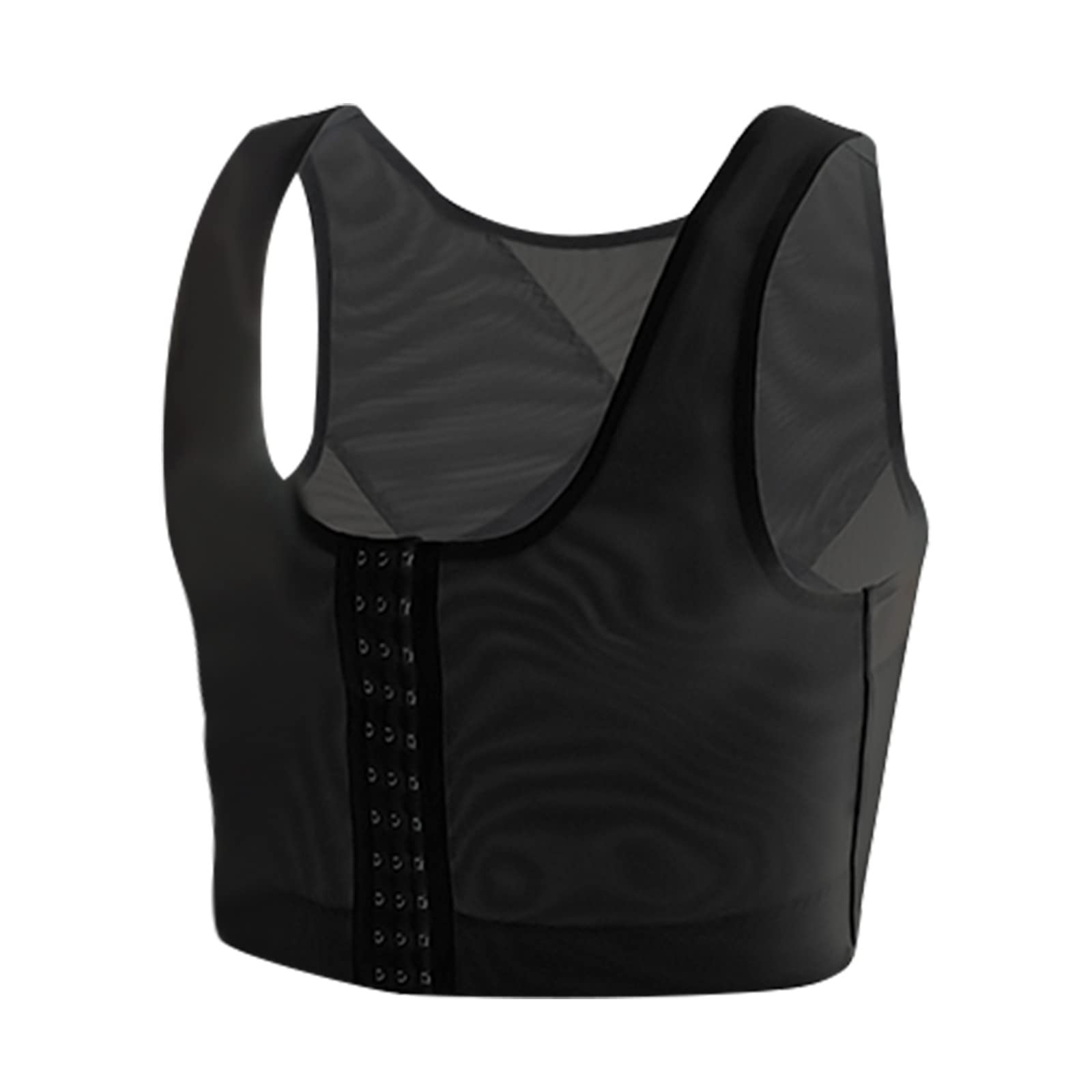 Men's Slimming Compression Cropped Tank Top - Body Shaper Undershirt for Workout & Everyday Wear | Tight Fit, Breathable Fabric for Comfort & Support