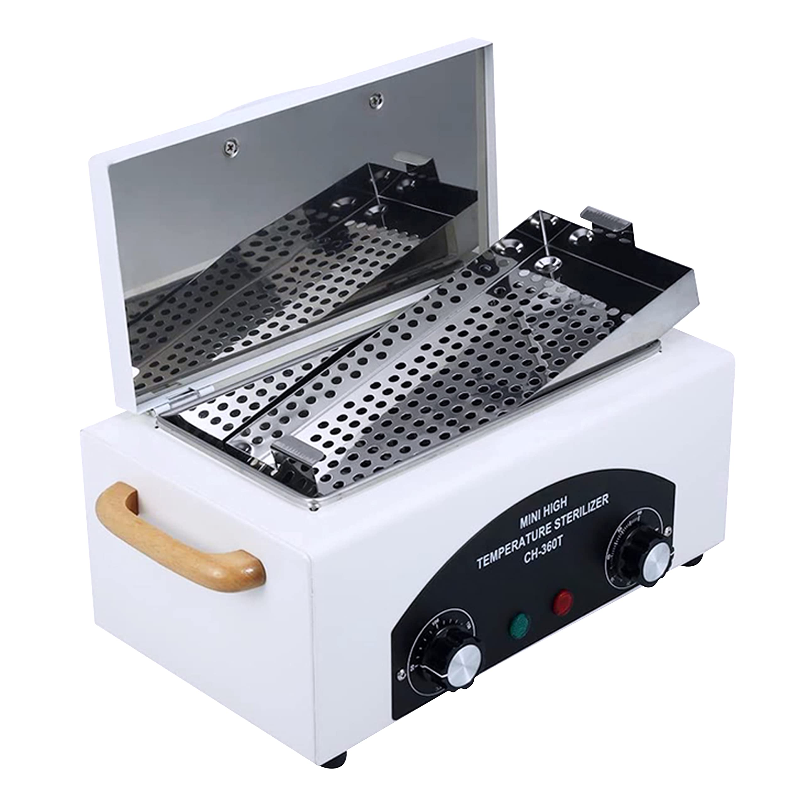 AOBOO Professional Dry Heat Sterilizer Cabinet - 1200W High Temperature Nail Tool Sterilizer for Salon, Spa & Pedicure - Sanitizes Tweezers, Hairdressing & Beauty Equipment (Perfect for Nail Salons, Barbershops & Home Use)