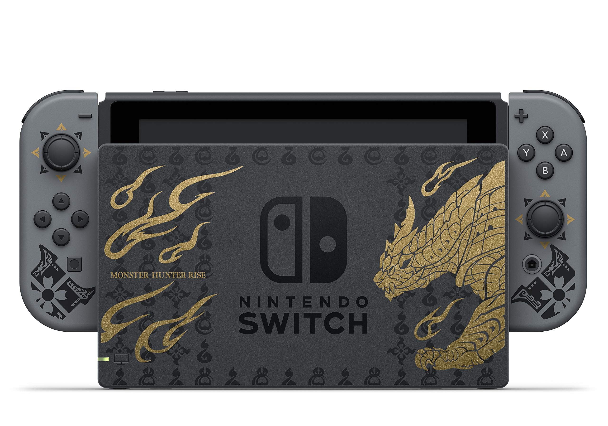 Nintendo Switch Monster Hunter Rise Deluxe Edition Gaming Console - Portable Handheld System for Home & Travel Gaming