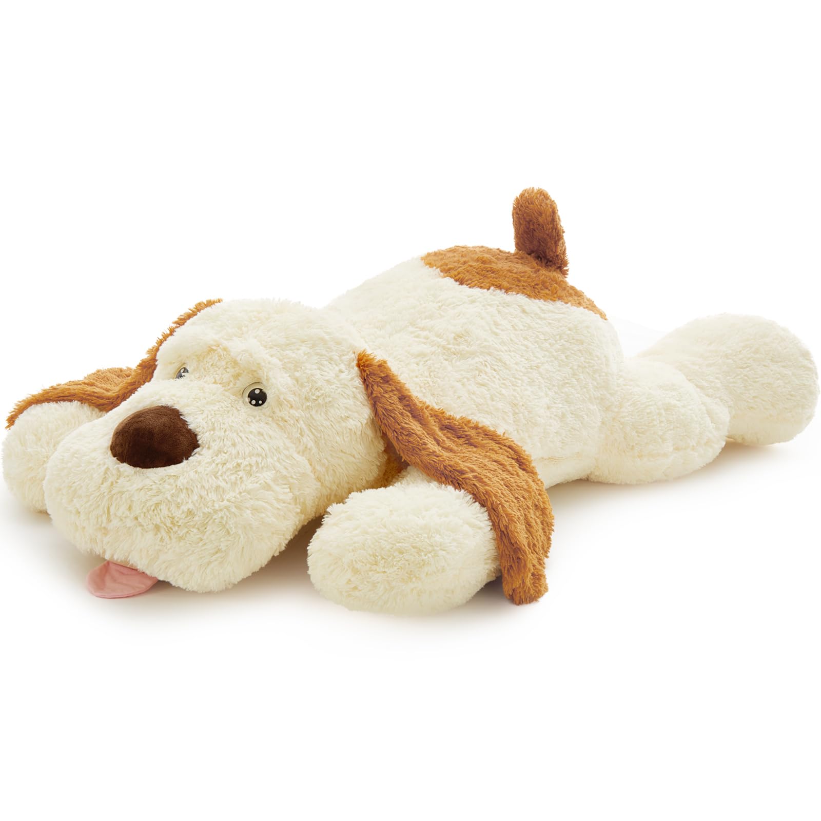 MaoGoLan 51 Inch Giant Stuffed Puppy Dog - Extra Large Soft Plush Animal Toy for Kids & Girls, Perfect for Cuddling, Nursery Decor and Birthday Gifts