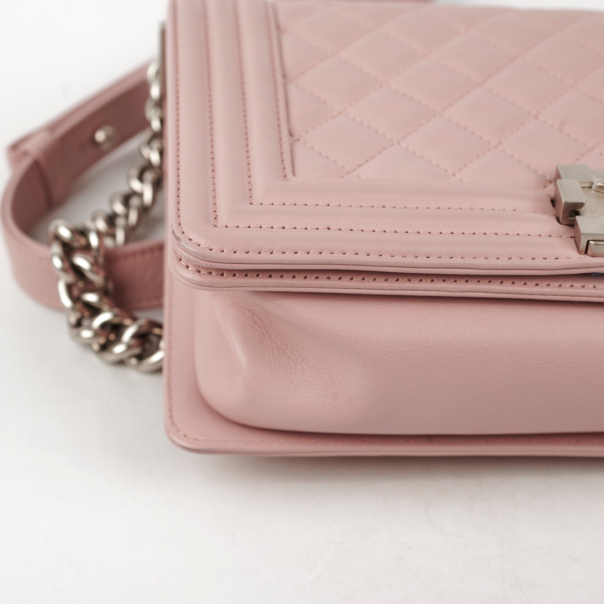 Chanel Old Medium Quilted Boy Bag in Pink - 21 Series Luxury Handbag for Women | Perfect for Parties, Dating & Special Occasions