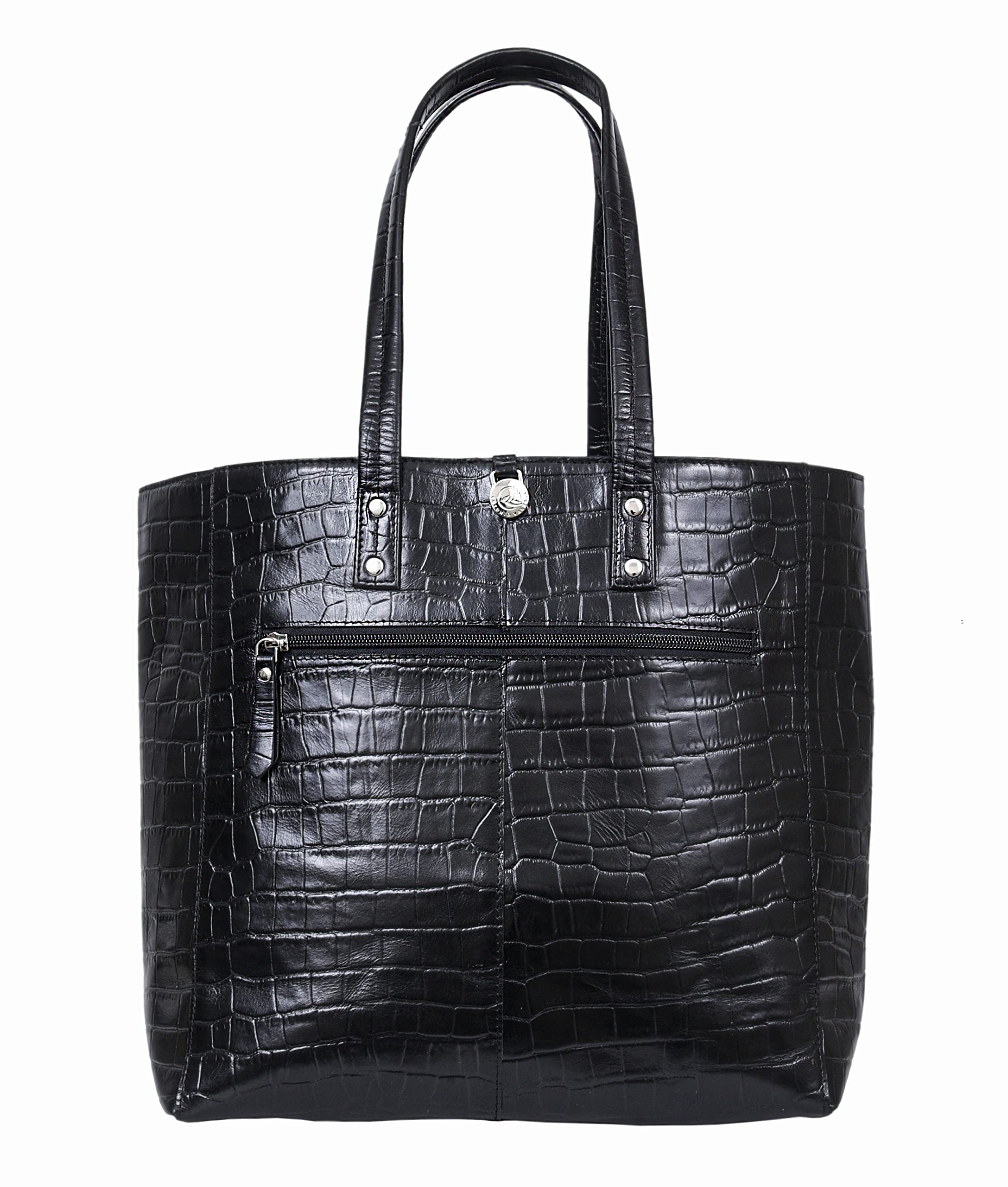 ANTONIO VALERIA Alexis Genuine Leather Tote Bag for Women - Stylish Top Handle Shoulder Purse for Work, Travel & Everyday Use