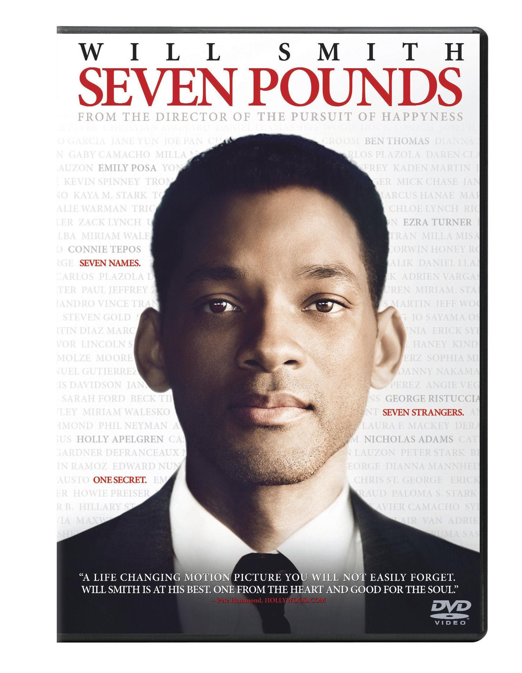 Will Smith Seven Pounds DVD - Emotional Drama Movie for Home Entertainment & Movie Nights
