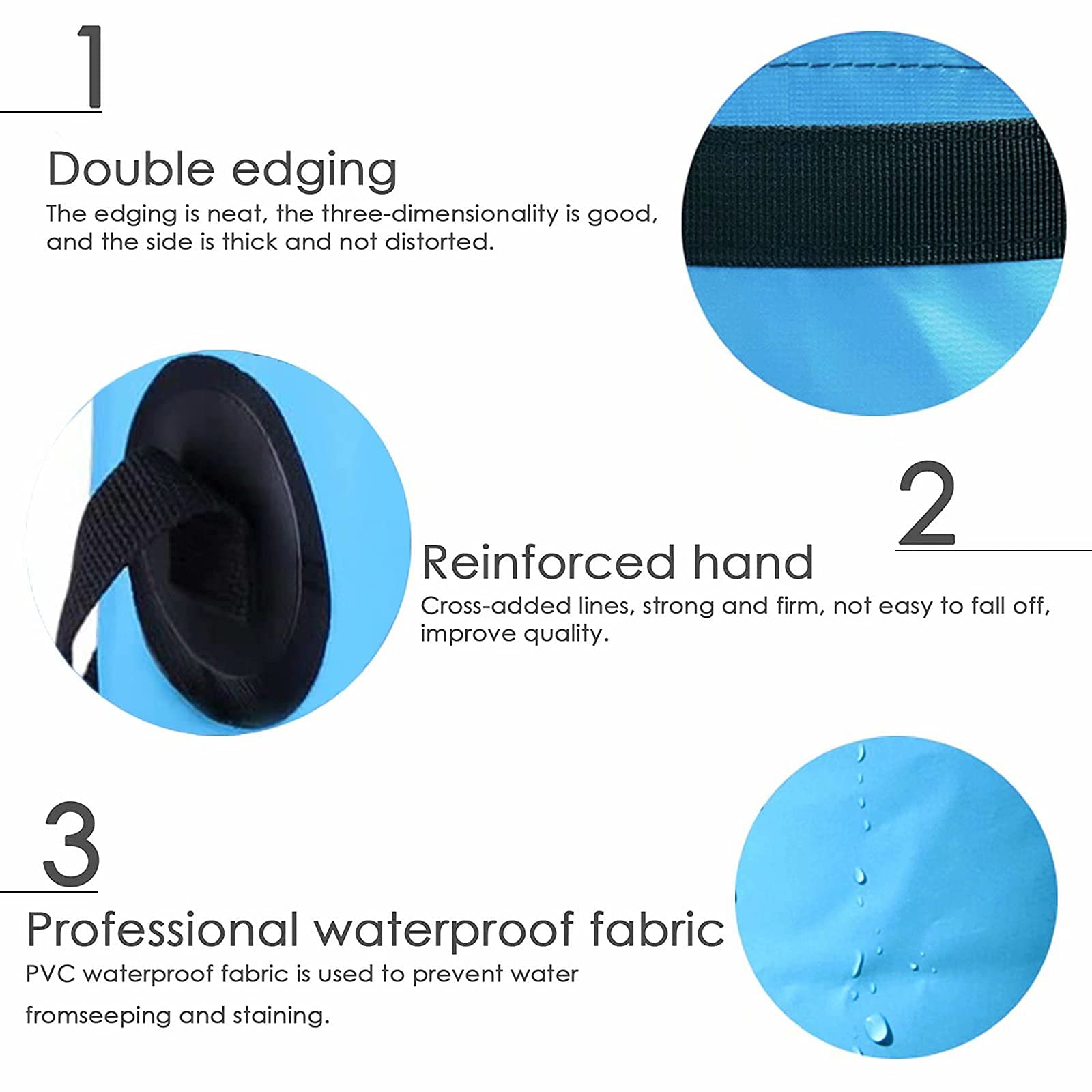 Collapsible Bucket for Camping, Fishing & Outdoor - Portable Folding Water Storage Tank & Wash Basin - Lightweight & Durable (Blue) - Perfect for Hiking, Travel, Emergency Water Storage & Outdoor Activities