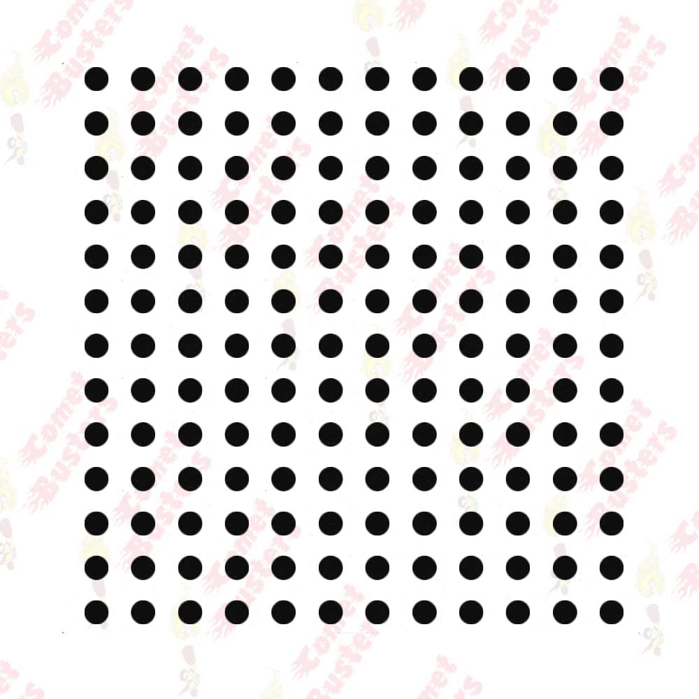 Comet Busters 3mm Round Black Velvet Bindis - Traditional Indian Forehead Decoration for Weddings, Festivals & Cultural Events (BIN1724)
