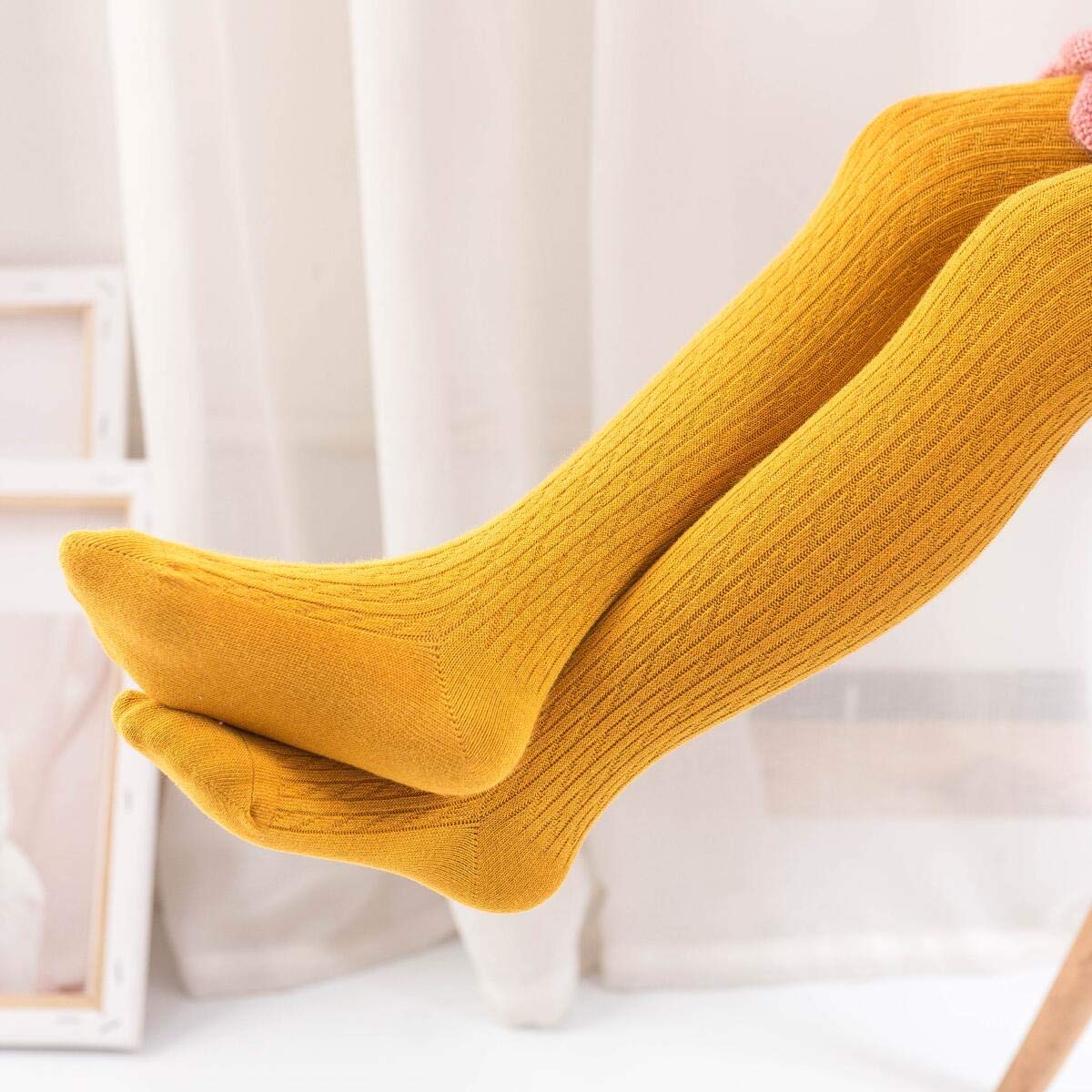 Vanberfia Baby Girls Cable Knit Tights 3-Pack - Soft Cotton Leg Warmers for Infants & Toddlers 2-10T | Perfect for Winter Outfits, Holiday Photos & Playtime Comfort