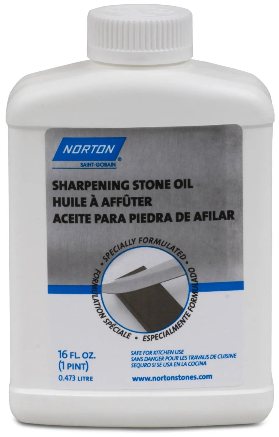 Premium Sharpening Oil for Knives & Tools - 16oz (1 Pint) - High-Performance Lubricant for Honing Blades, Chisels, and Scissors - Ideal for Kitchen, Workshop & Outdoor Use