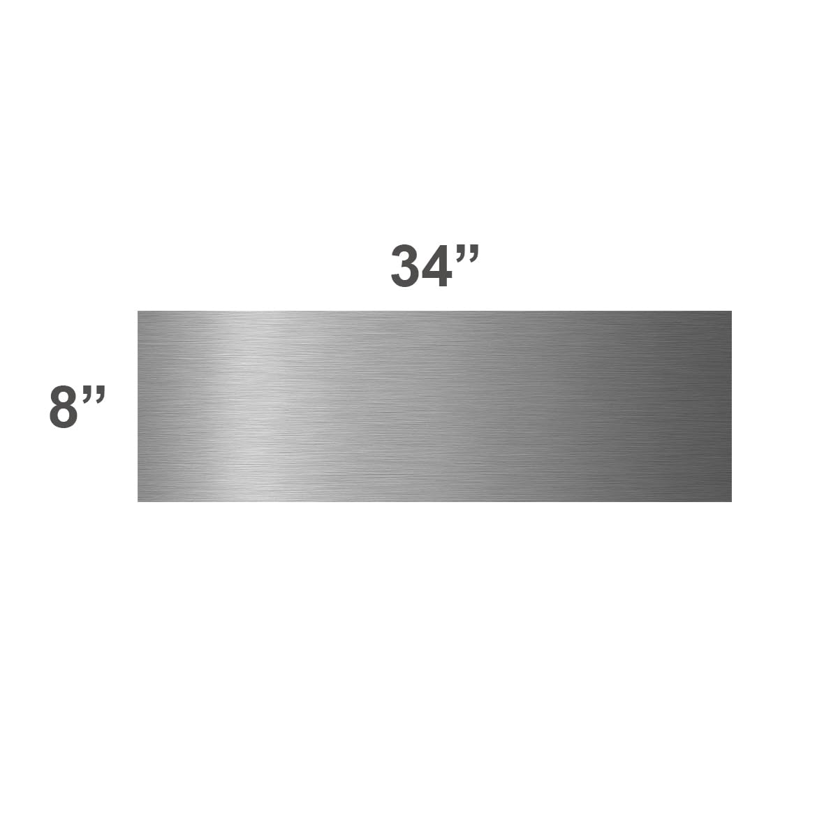 Stainless Steel Self-Adhesive Door Kick Plate - 8