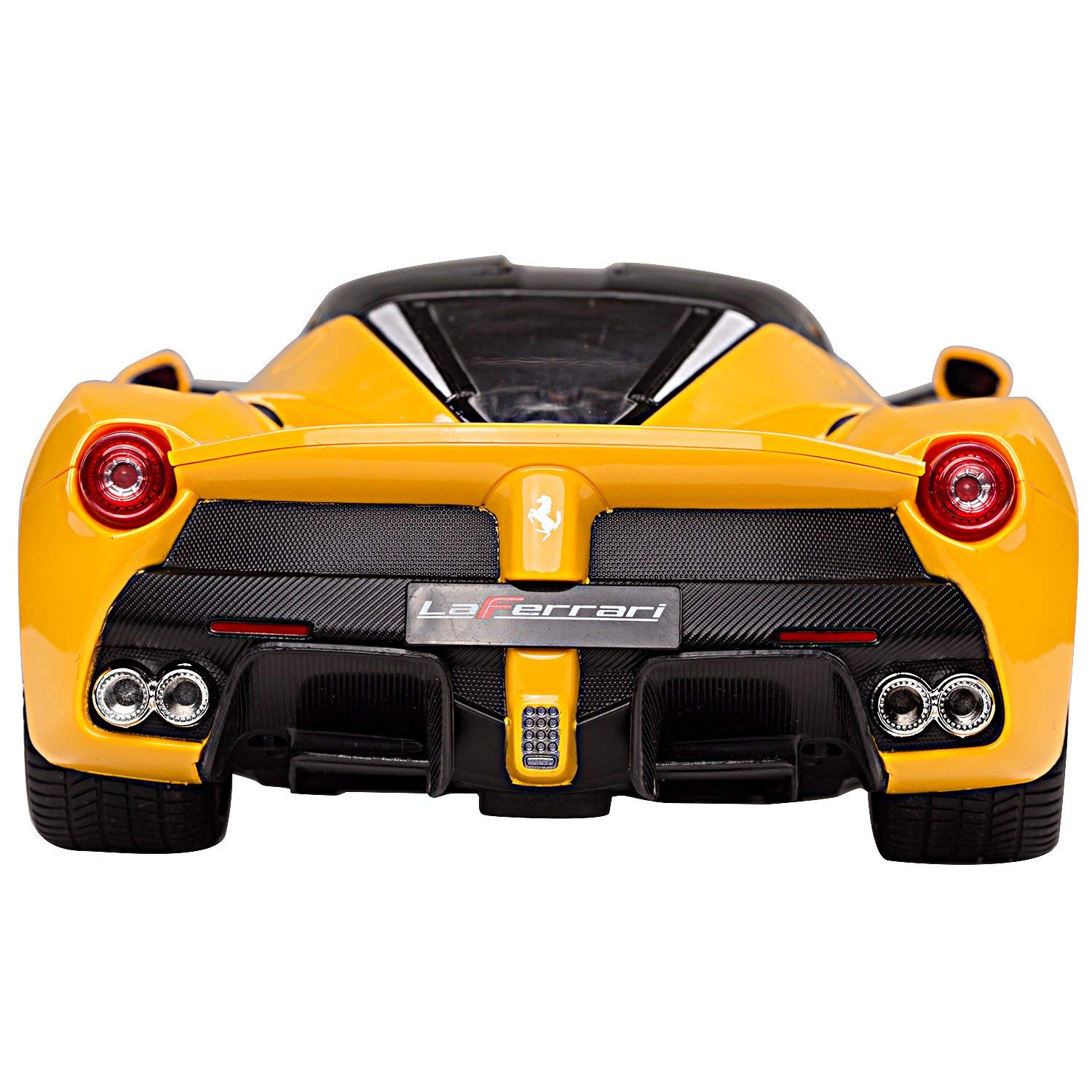 1/14 Scale Ferrari LaFerrari Remote Control Car - RTR Ready-to-Run RC Model with Opening Doors (Yellow) by FMTStore - Perfect for Collectors, Gifts & Racing Enthusiasts