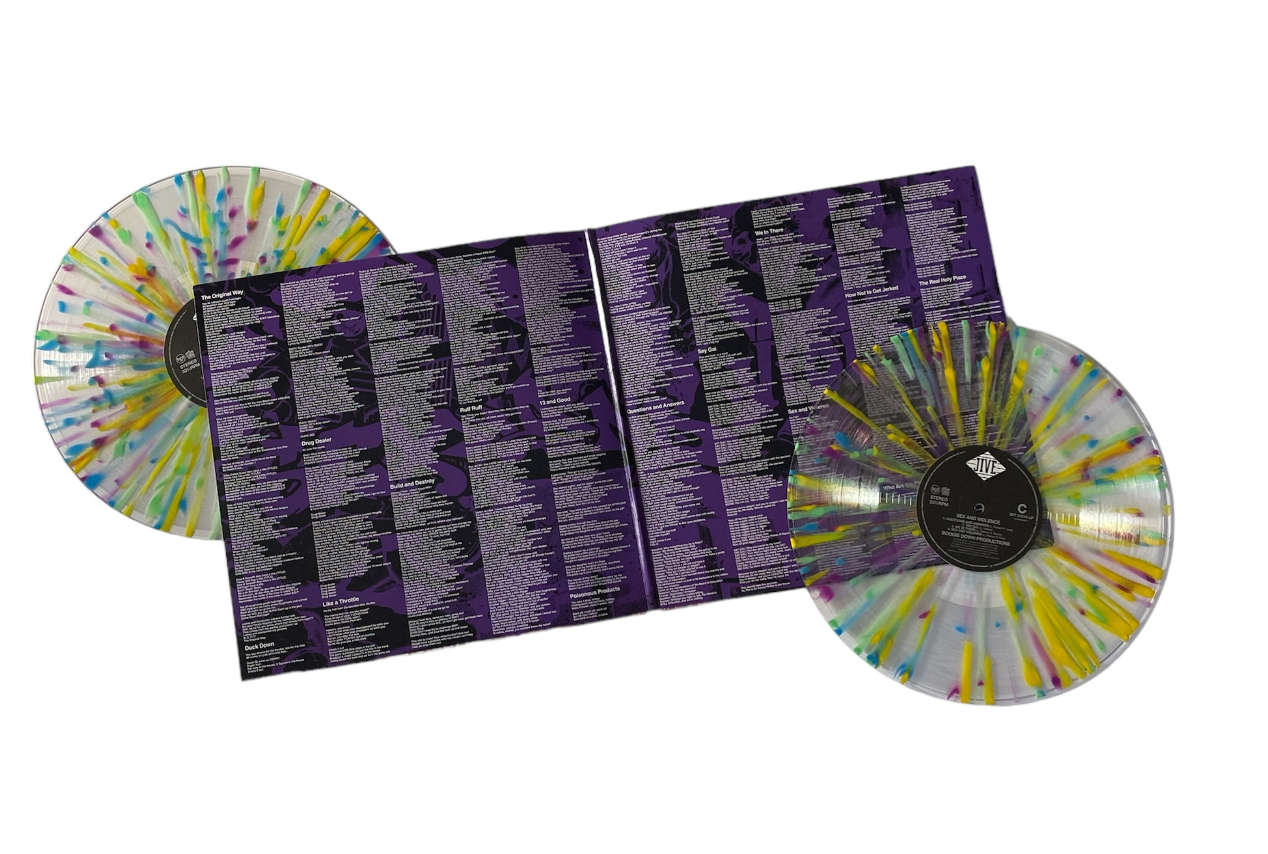 Sex And Violence (Splatter 2xLP with OBI Strip) - Limited Edition Vinyl Record for Horror Movie Fans & Music Collectors - Perfect for Halloween Parties & Horror-Themed Events
