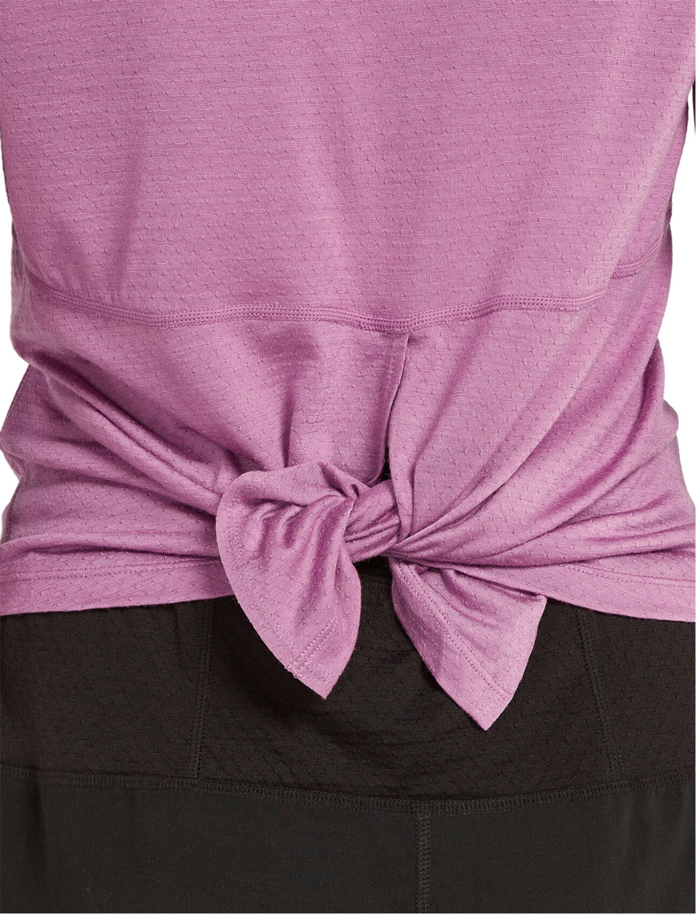 125 Cool Lite Speed Merino Blend Short Sleeve Slit Back T-Shirt for Women - Breathable & Comfortable Summer Top for Outdoor Activities, Yoga & Casual Wear