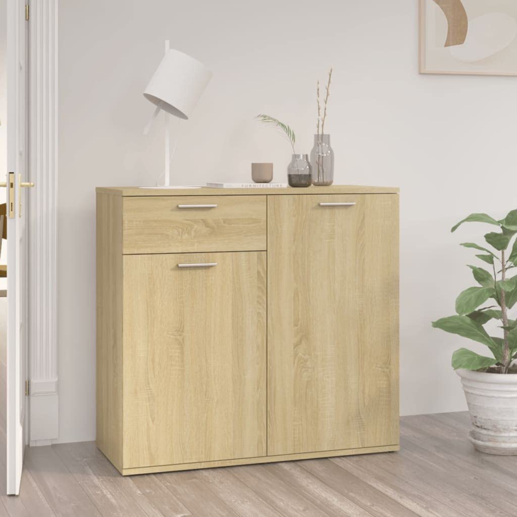 Sonoma Oak Buffet Sideboard Storage Cabinet - 31.5