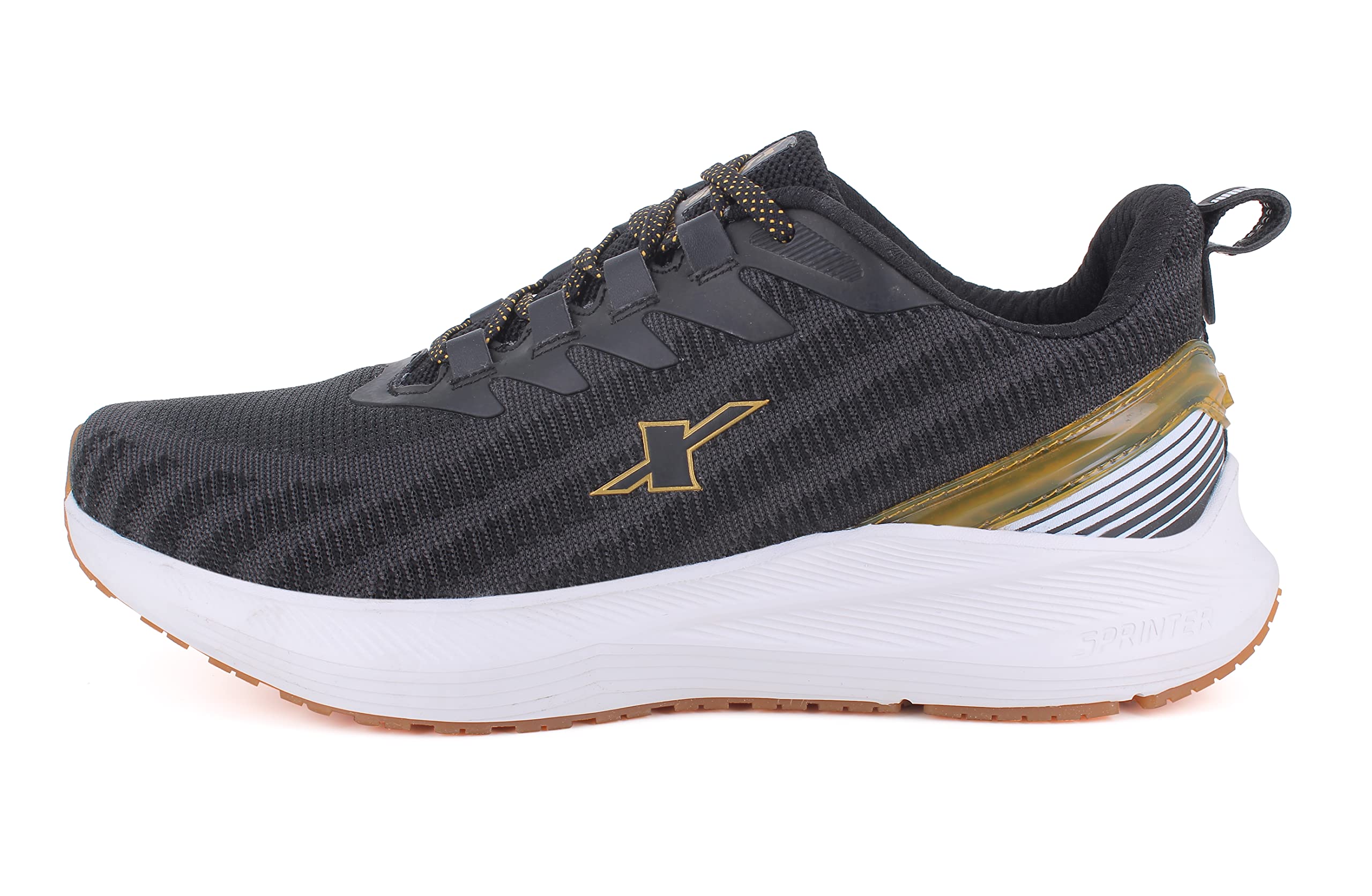 SPARX Men's Black Running Shoes - Lightweight Athletic Sneakers for Jogging, Gym Workouts & Casual Wear