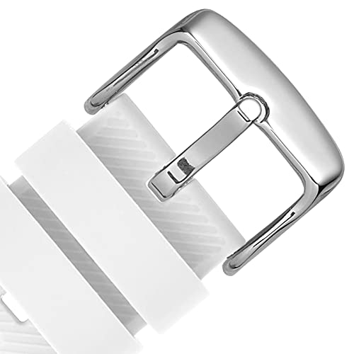 White / Silver Buckle