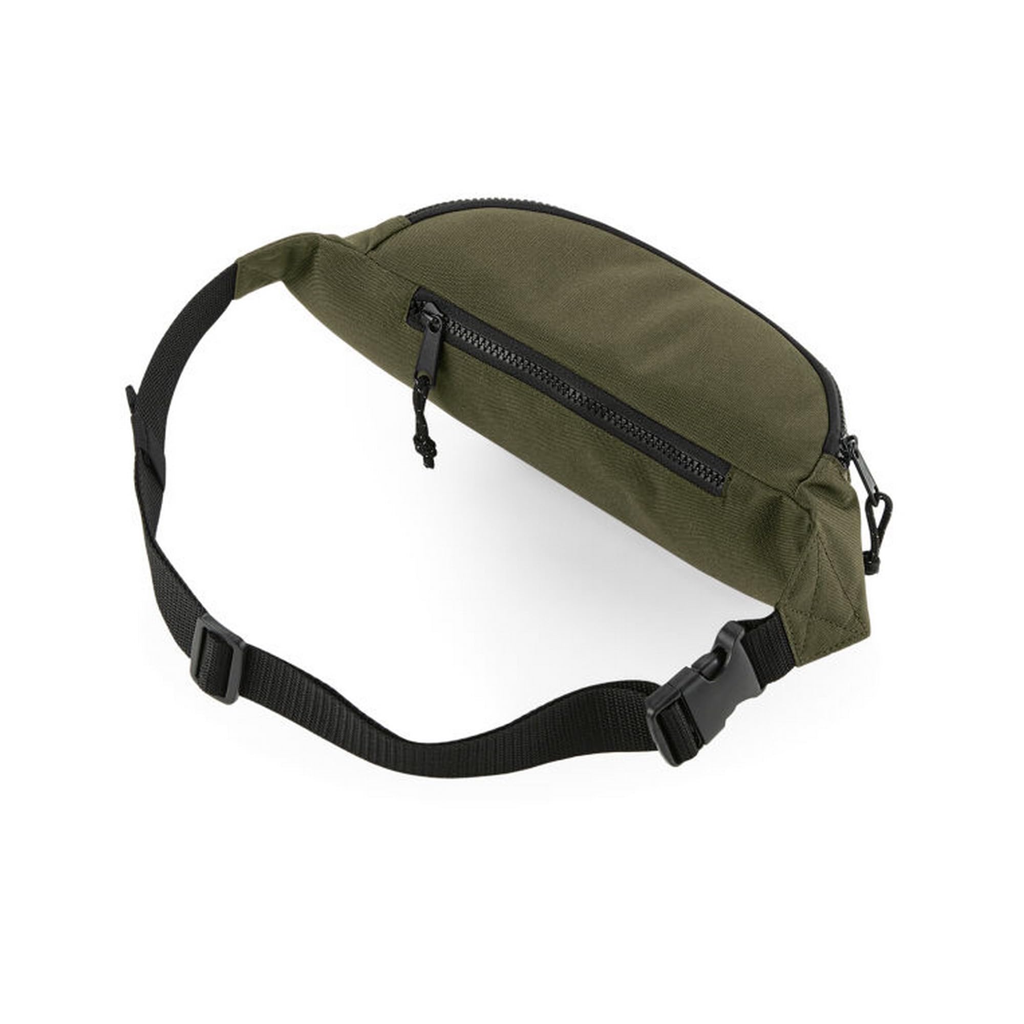 **Bagbase Unisex Recycled Waist Pack - Adjustable Belt Bag for Men & Women - Classic Red (One Size) - Perfect for Travel, Hiking, Running & Daily Use**