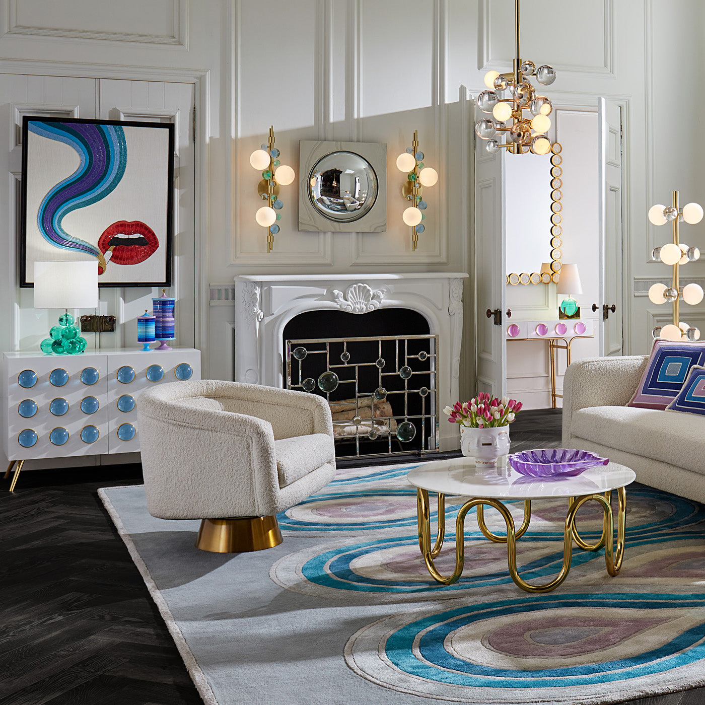 Milano Hand Tufted Rug - Soft Modern Wool Area Carpet for Living Room, Bedroom & Office Decor - Home & Office Floor Covering