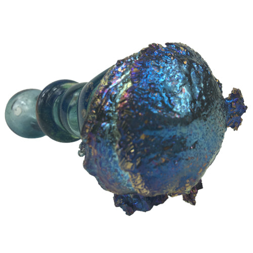 Tony Kazy Bismuth Spoon Pipe - Premium Handcrafted Smoking Pipe for Herbs & Tobacco - Perfect for Travel, Camping & Relaxation