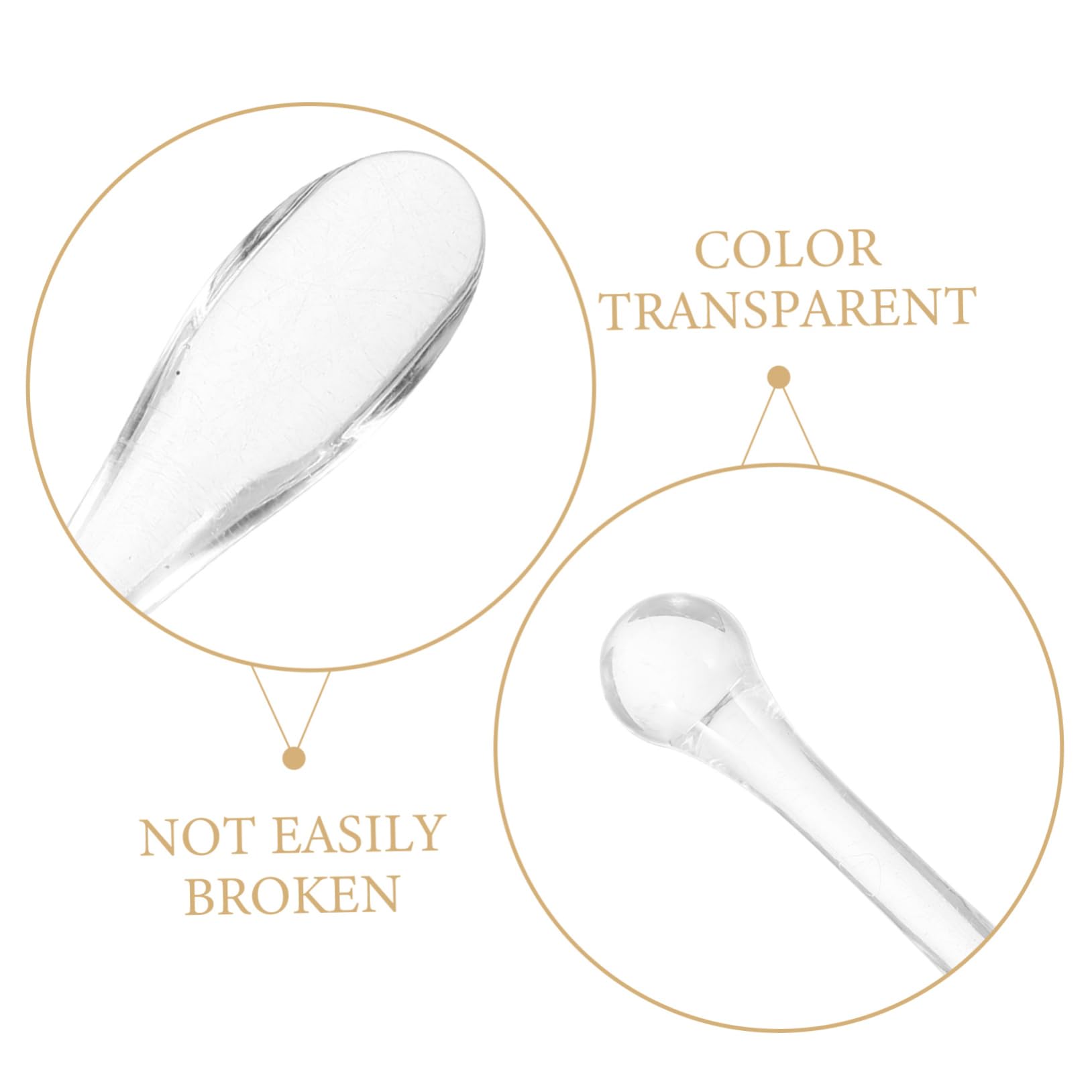 50pcs Reusable Plastic Mini Makeup Spatulas - Facial Skin Care Spatula for Creams & Serums | Perfect for Travel, Salon & Home Skincare Routine | Beauty Tool Set for Hygienic Application