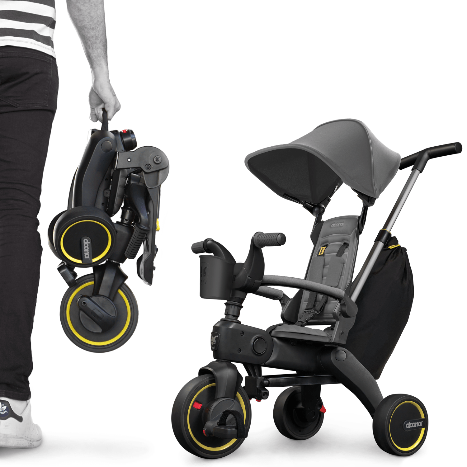Doona Liki Trike S3 - Lightweight Foldable Baby Stroller & Tricycle for Toddlers | Perfect for Travel, Park Rides & Outdoor Adventures