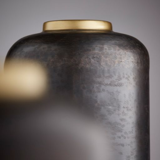 Cyan Design 11361 Akita Vase - Large Black Ceramic Vase for Home Decor, Centerpiece, Living Room, Dining Table, Wedding & Office Decoration