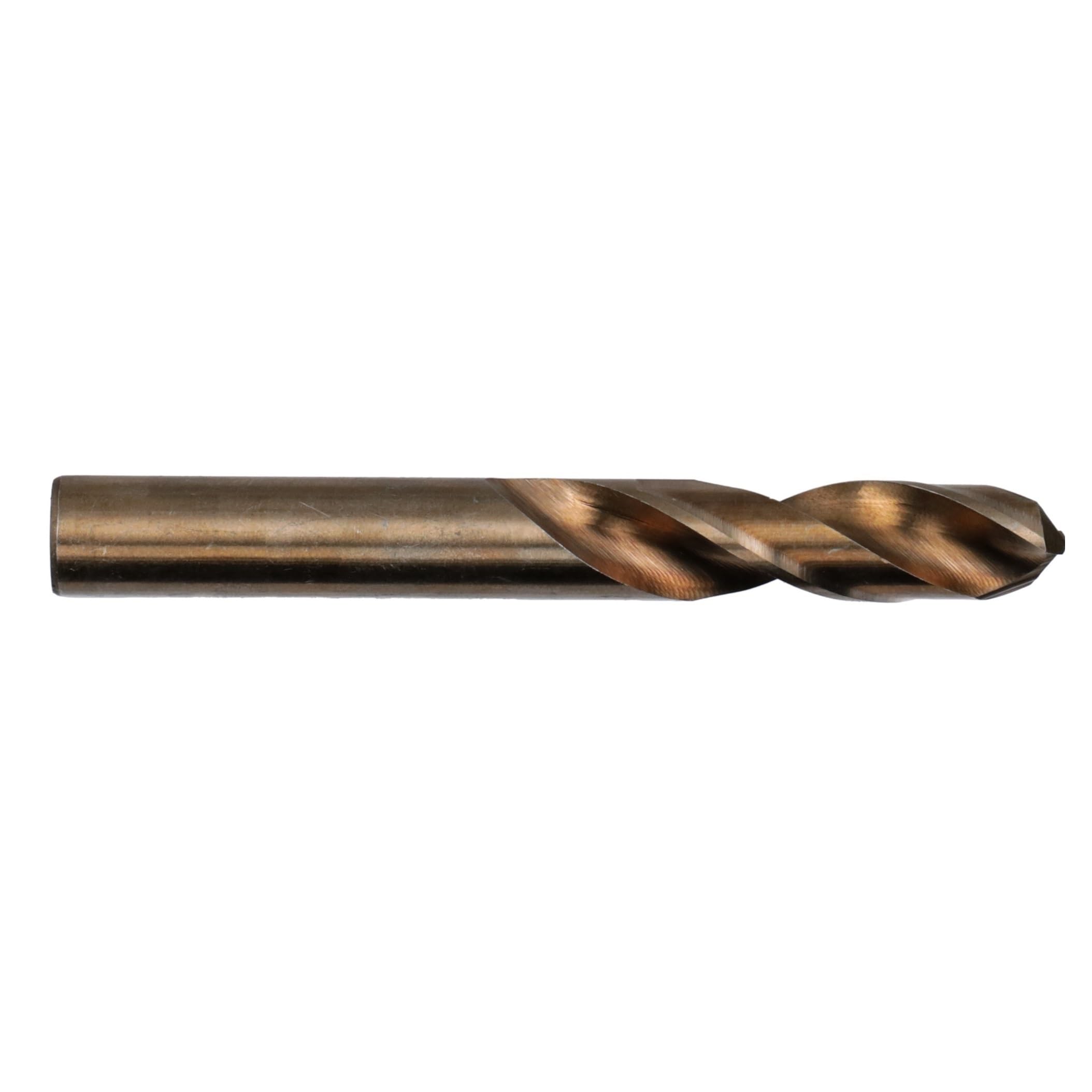 Drill America F Cobalt Heavy Duty Split Point Stub Drill Bit Set - 12-Piece D/ASTCO Series for Metal, Wood & Tough Materials | High Speed Steel Drill Bits for Professional & DIY Projects