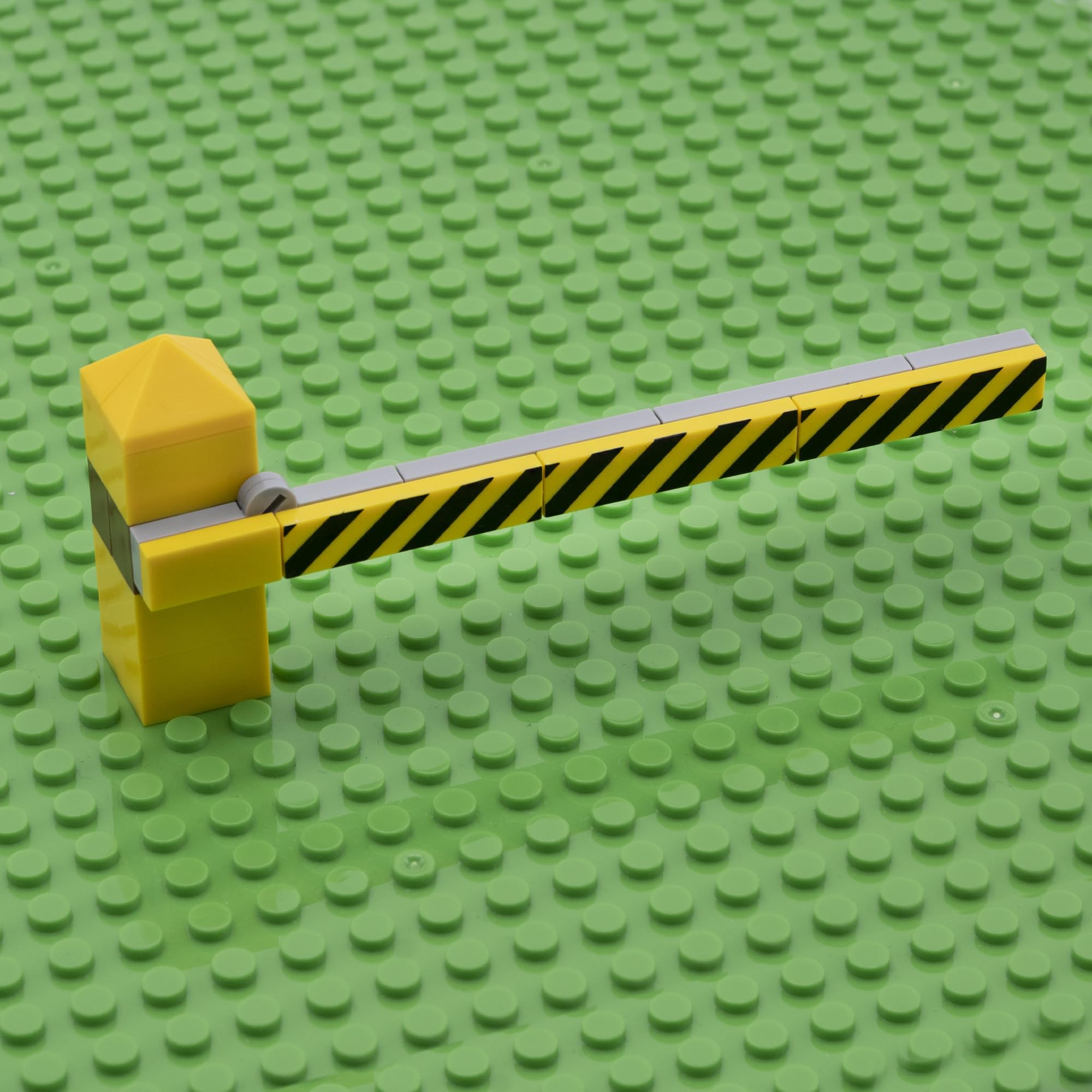 PLAYZOCO Traffic Sign Barrier Construction Toy Set - Mini Traffic Signs & Road Blocks (5cm Height) - Compatible with Lego - Perfect for Kids' Construction Play & City Scenes