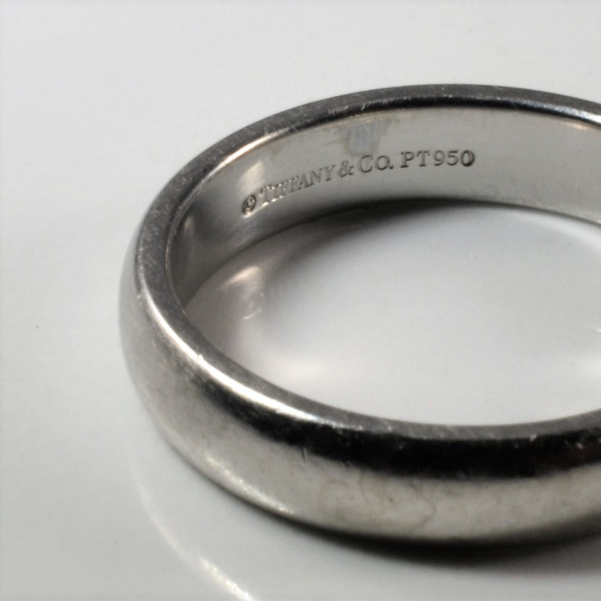 Tiffany & Co. Classic Platinum Wedding Band for Men - Size 9 | Elegant & Timeless Wedding Ring | Perfect for Engagement, Proposal & Anniversary Gifts