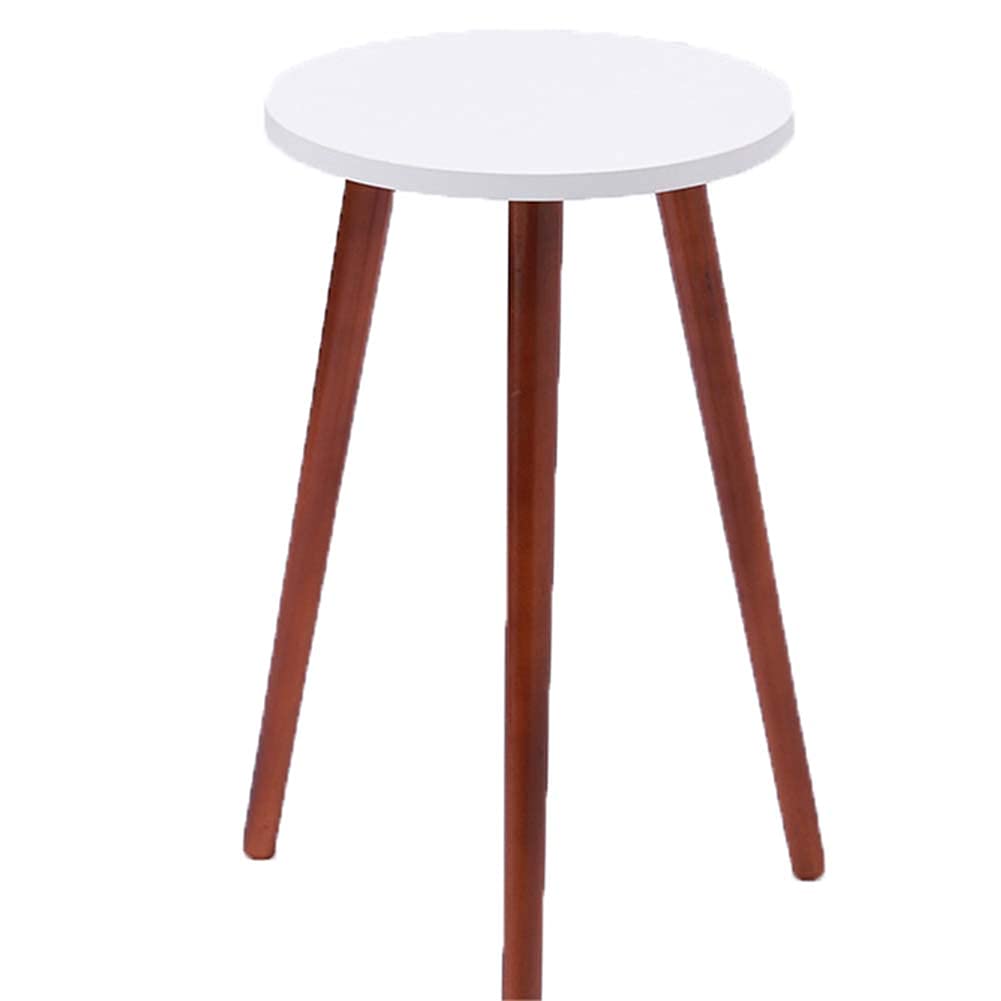Wooden Stool Display Stand - Succulent & Bonsai Plant Rack - Garden Pot Riser Holder - Round Wooden Planter Support for Indoor & Outdoor Use - Perfect for Home Decor, Patio, and Balcony Gardening