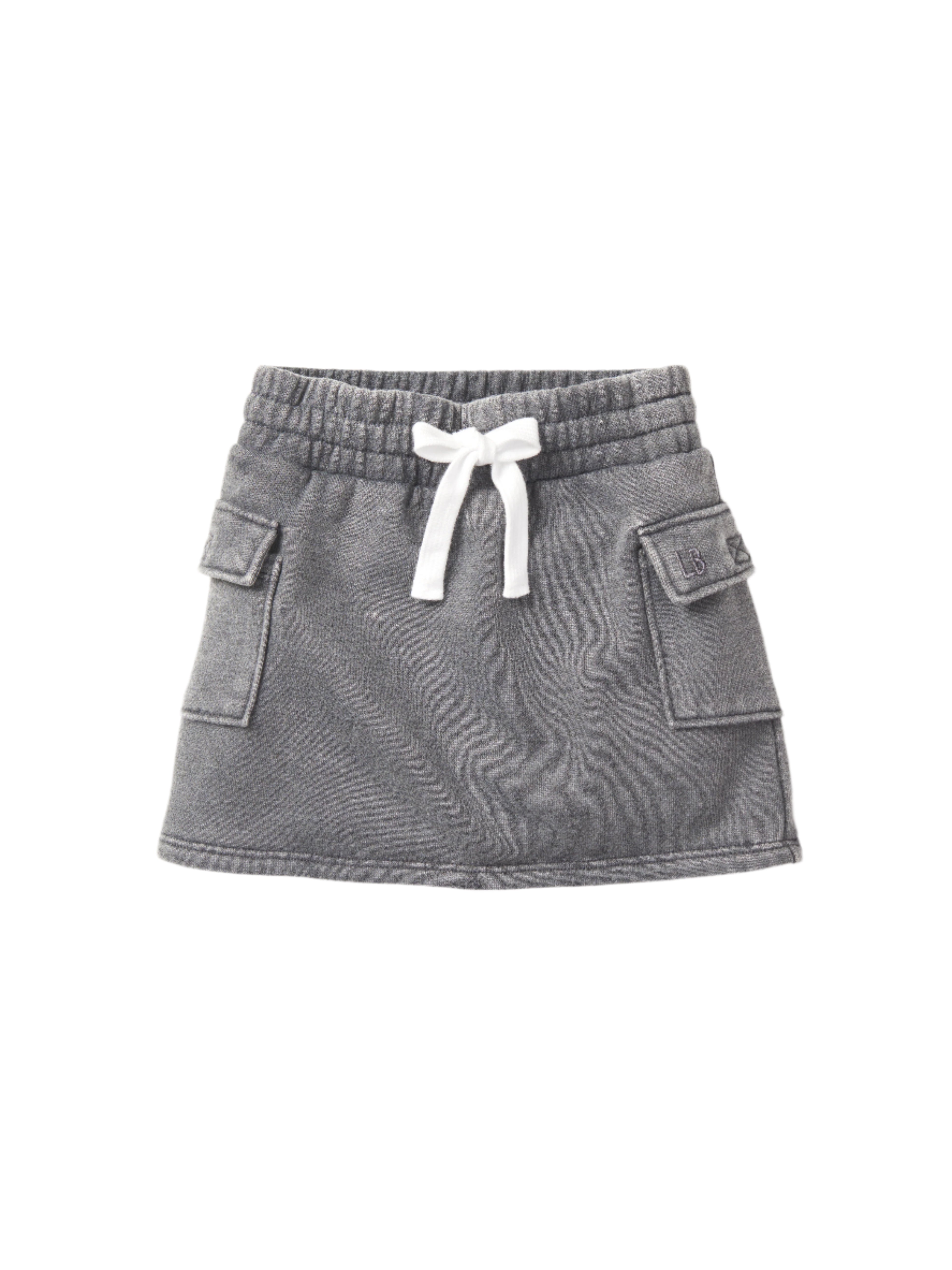 Women's Cargo Skort with Charcoal Wash - Stylish Utility Skirt Shorts Hybrid for Hiking, Travel & Outdoor Adventures